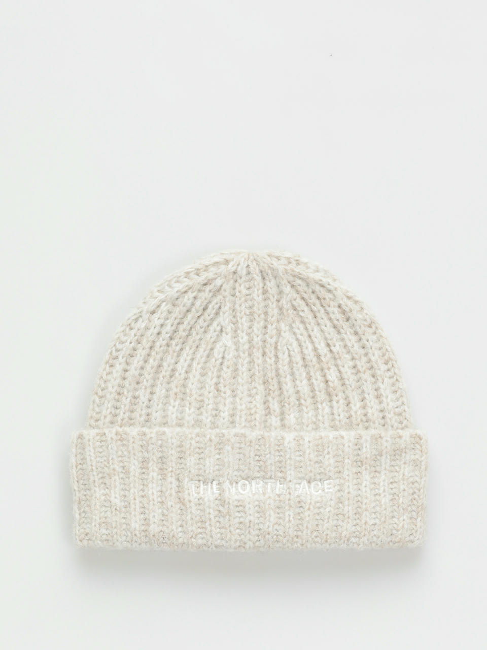 The North Face Fohair Cabin Beanie (white dune)