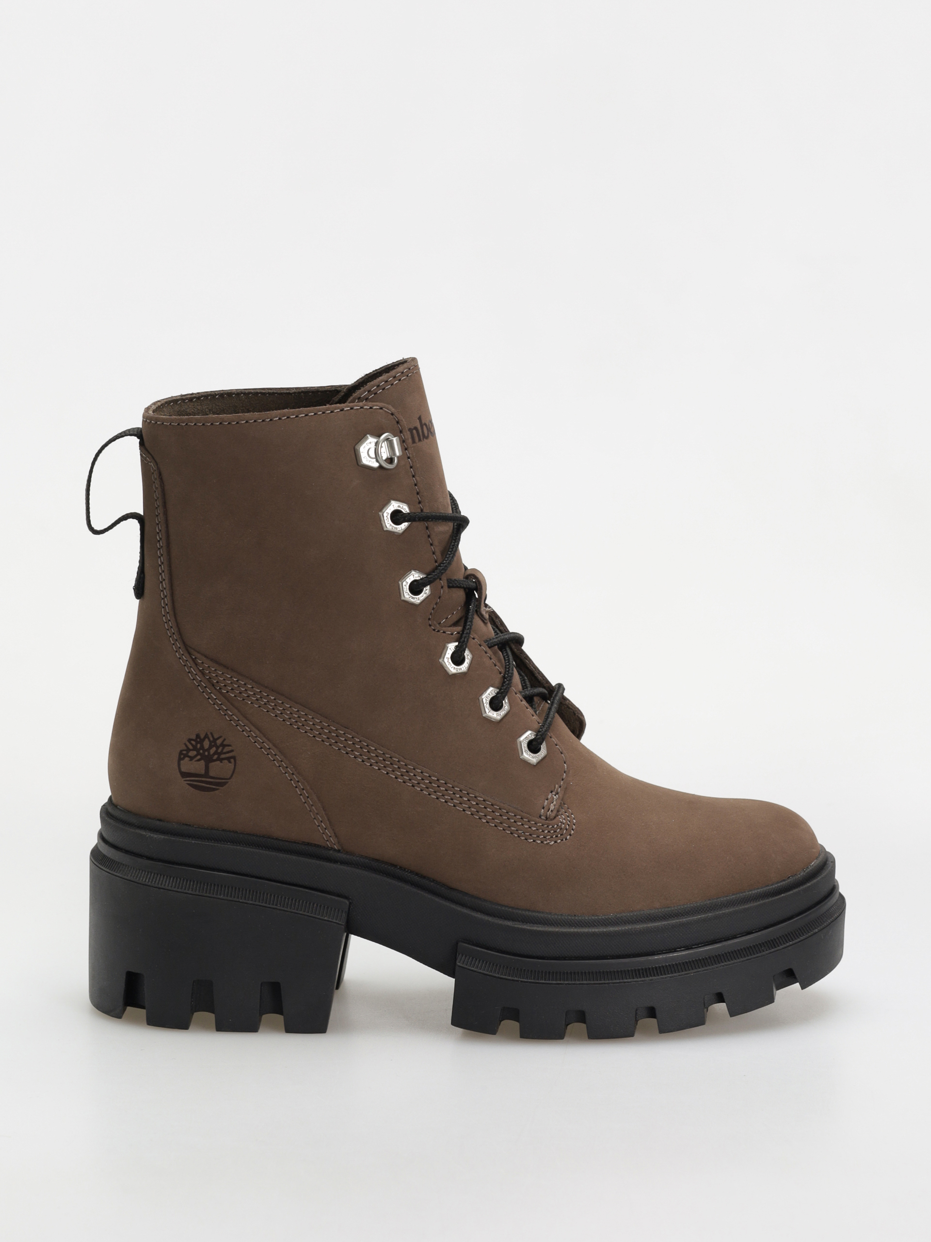 Timberland Everleigh Mid Lace Up Wmn Winterschuhe (medium brown nubuck)