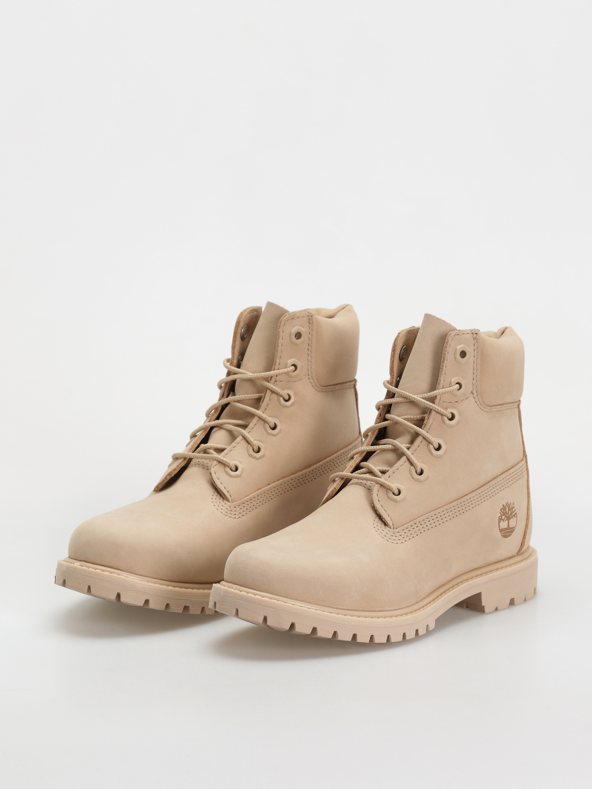 Timberland Premium 6 Inch Lace Up Waterproof Wmn Winterschuhe (light beige nubuck)
