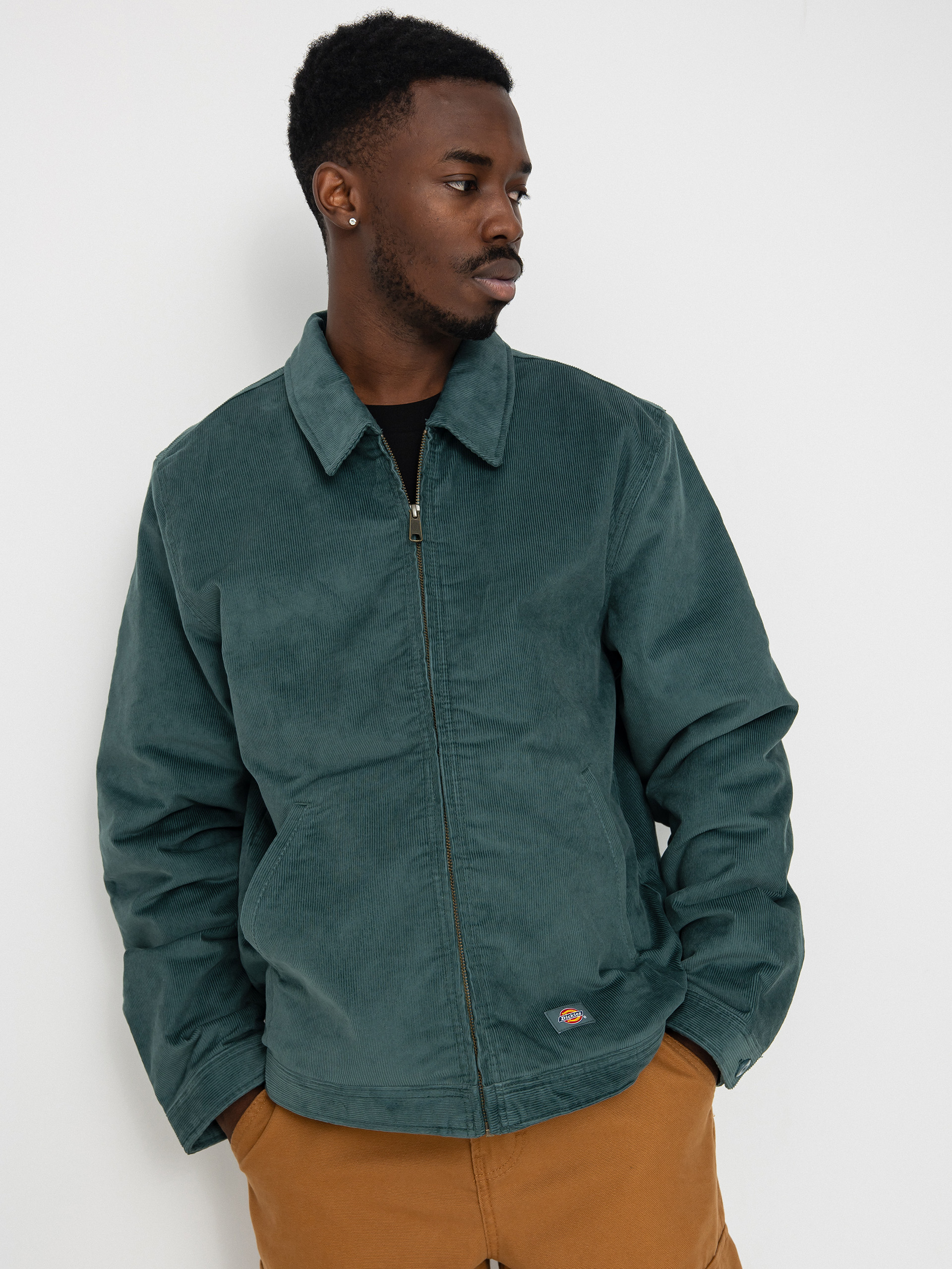 Dickies Corduroy Eisenhower Jacke (lincoln green)