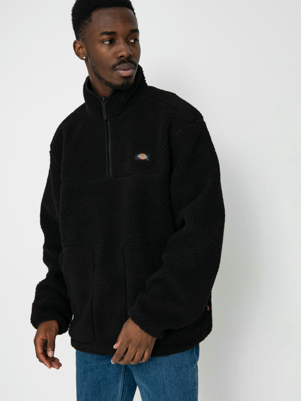 Dickies Mount Hope Quarter Zip Fleece Jacke (black)