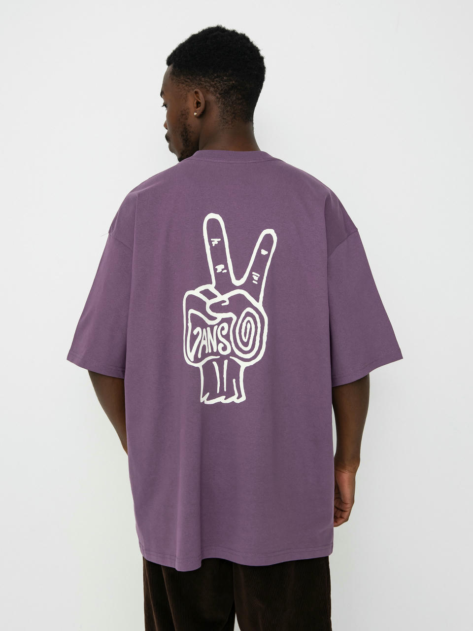 Vans V Hand Loose T-Shirt (grape jam)