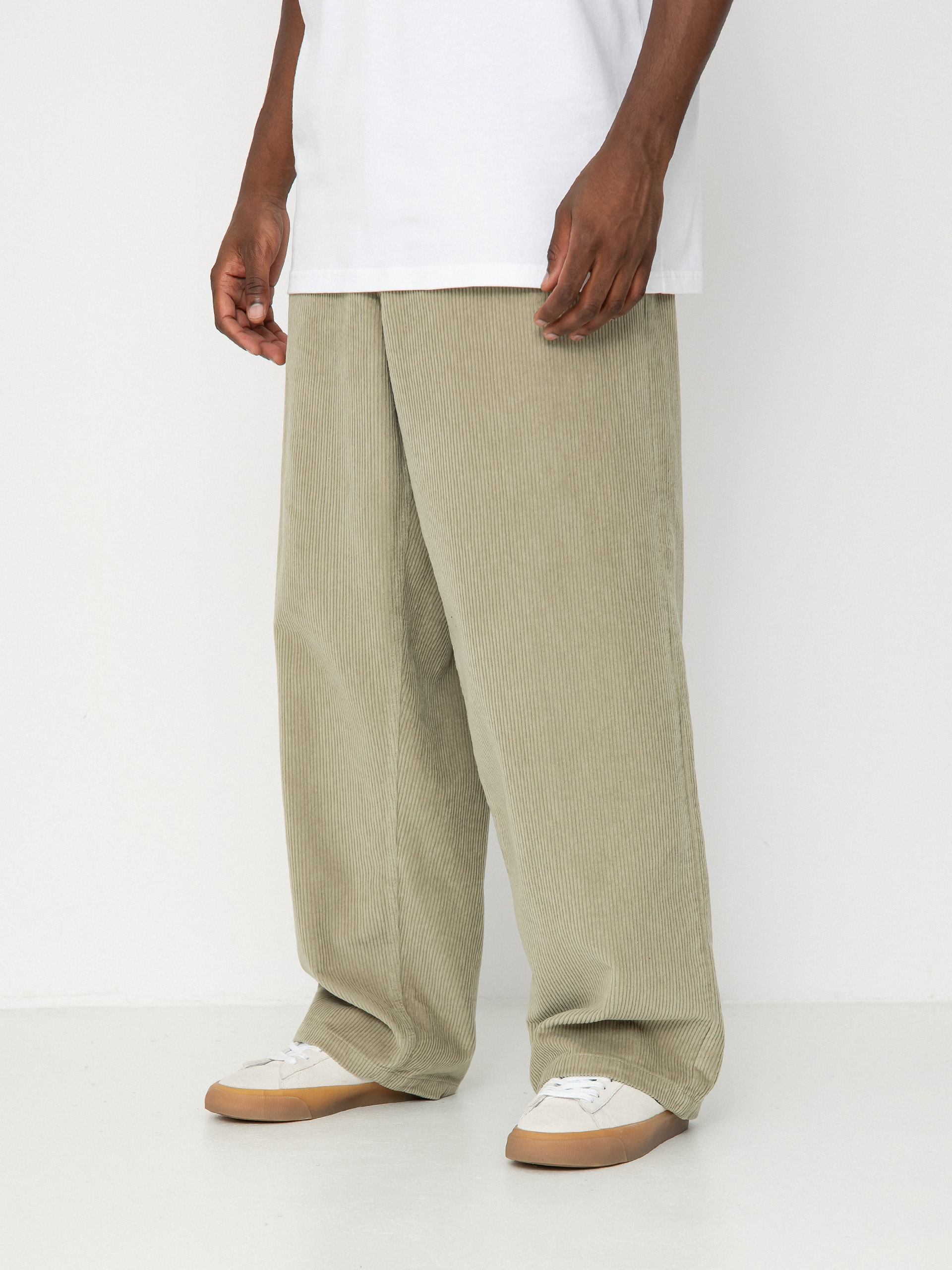 OBEY Bigwig Baggy Corduroy Hose (abbey stone)