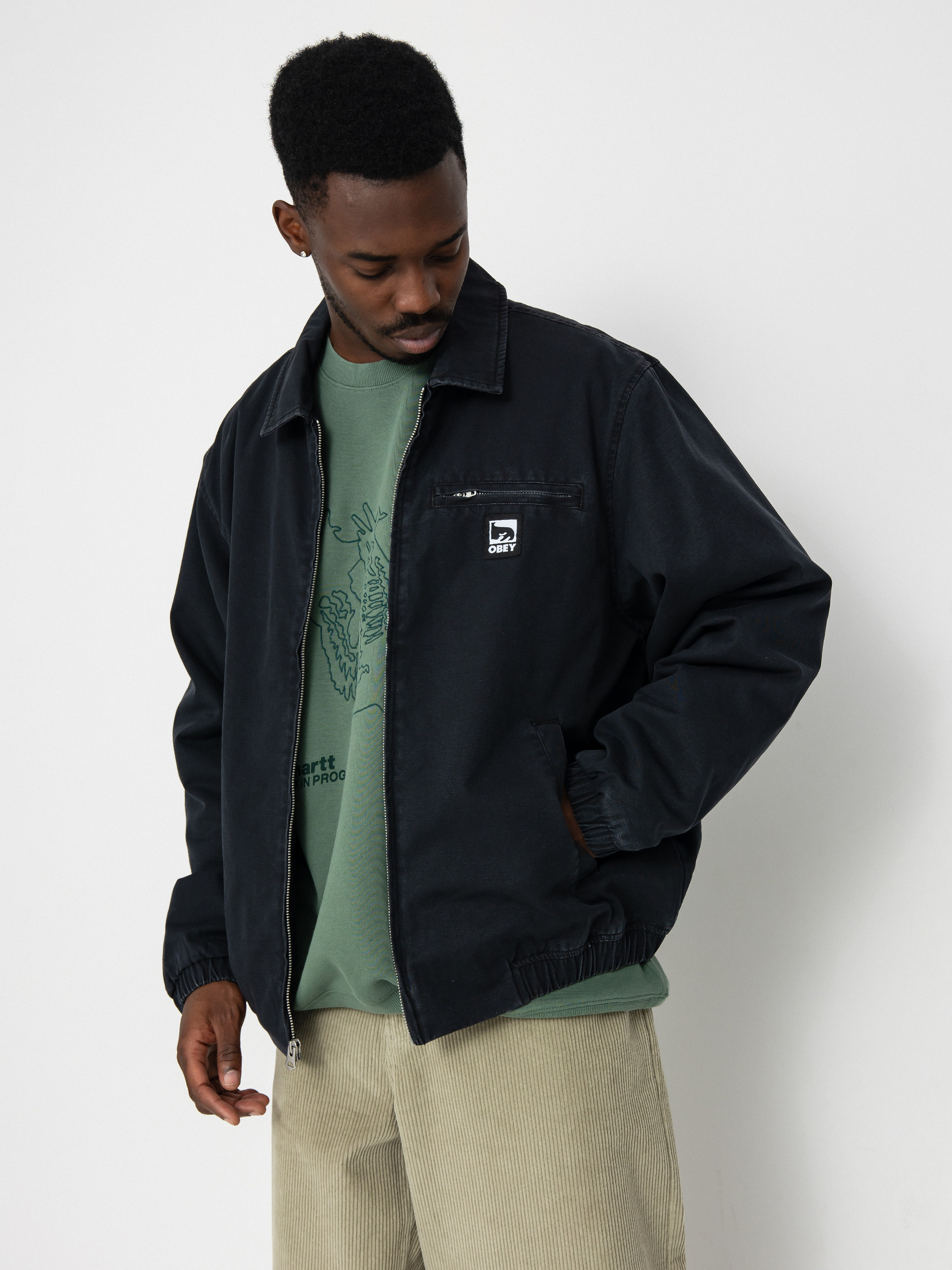 OBEY Division Blouson Jacket (black)