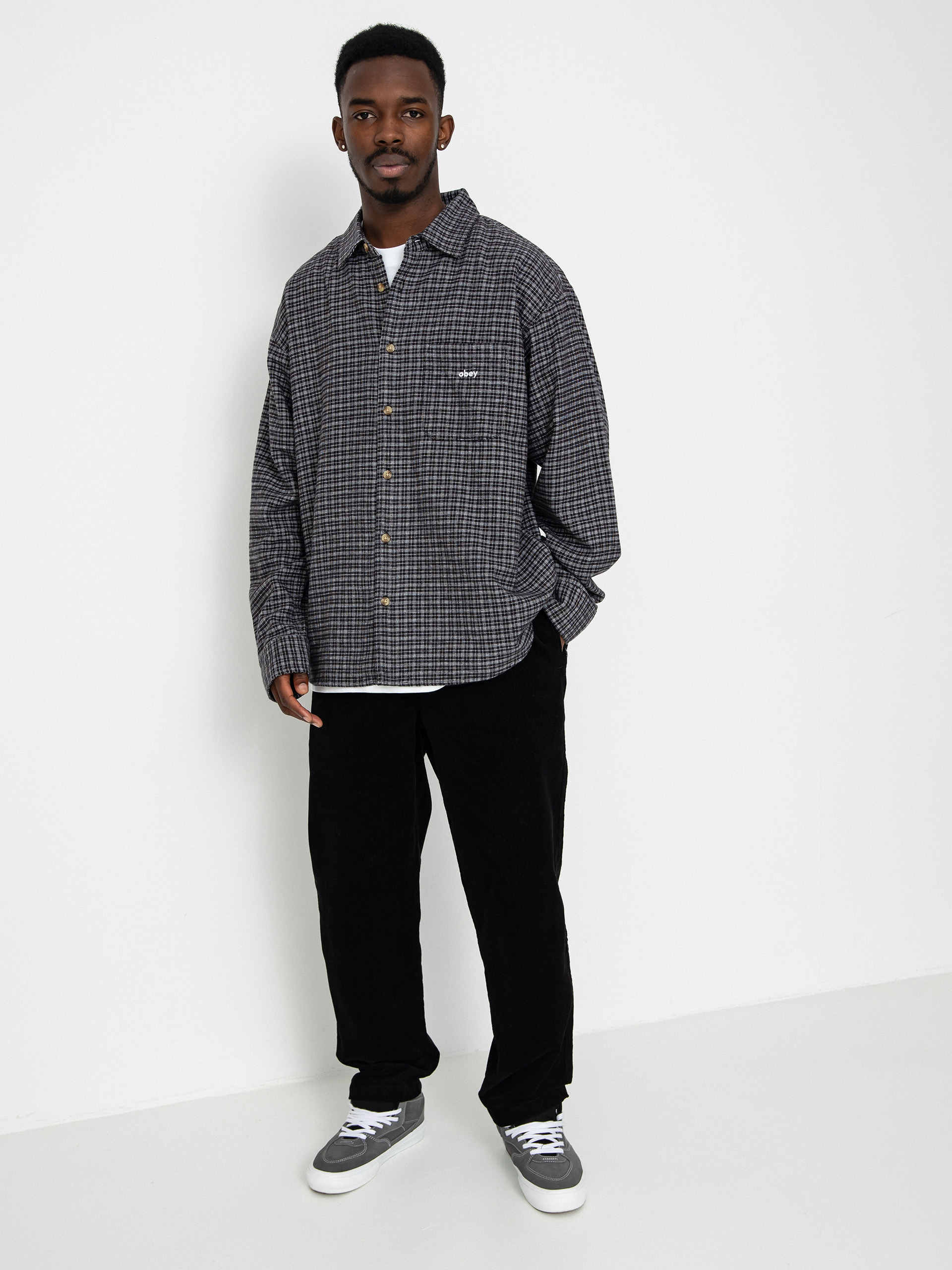 OBEY Bigwig Knox Shirt - black (black multi)