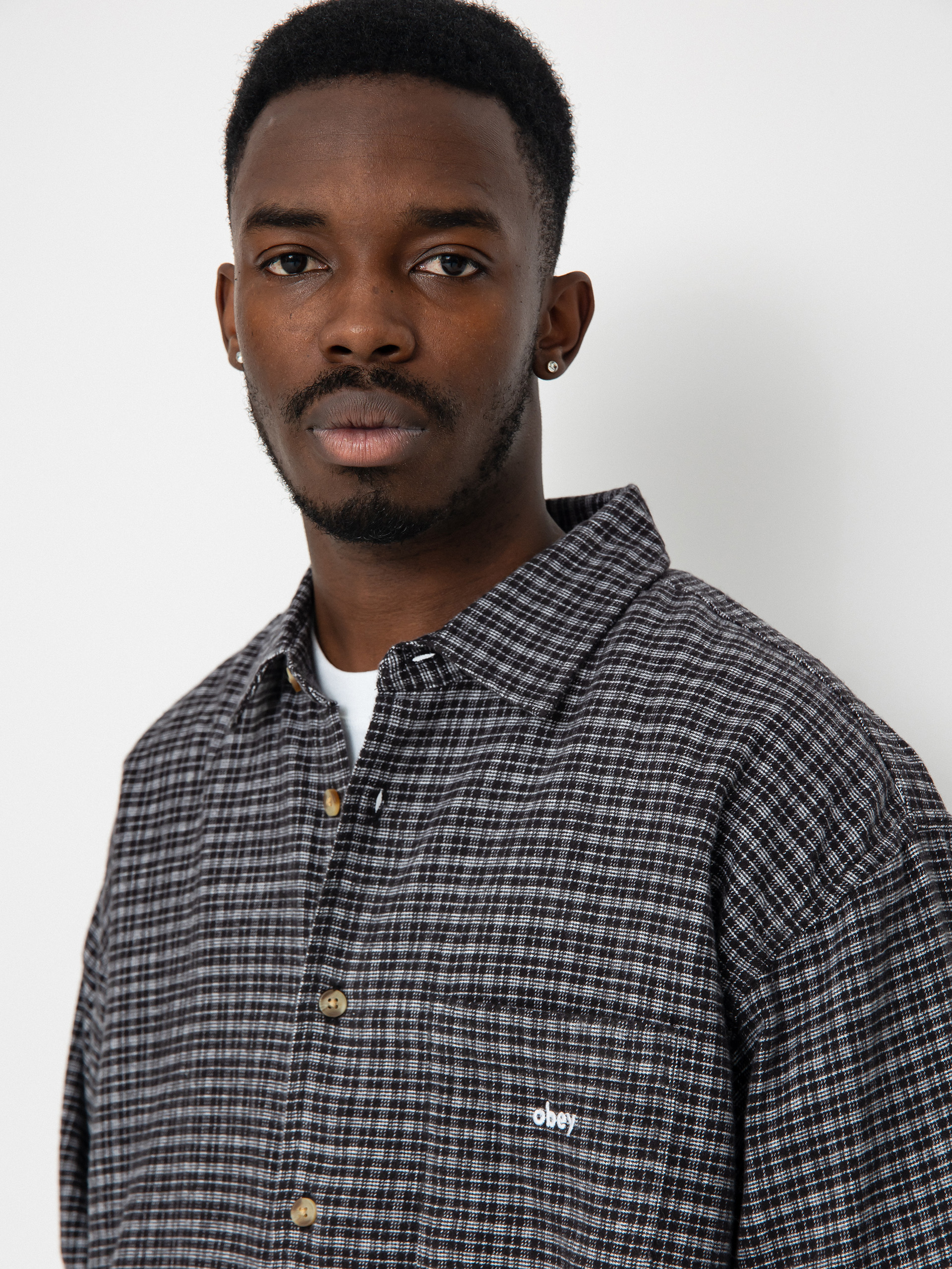 OBEY Bigwig Knox Shirt - black (black multi)