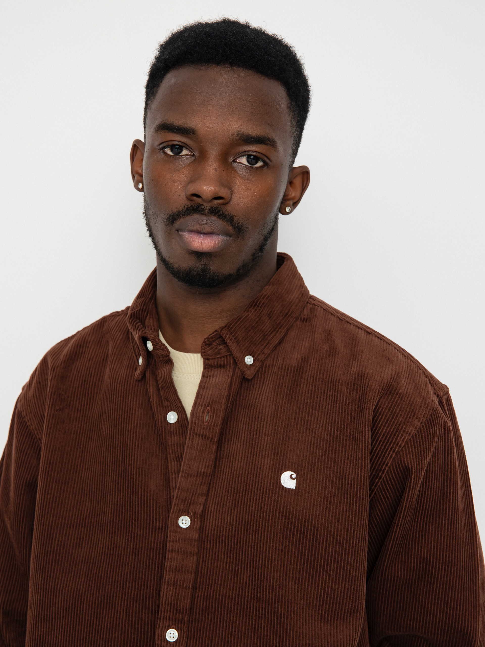 Carhartt WIP Madison Cord Shirt - transparent (offroad/wax)