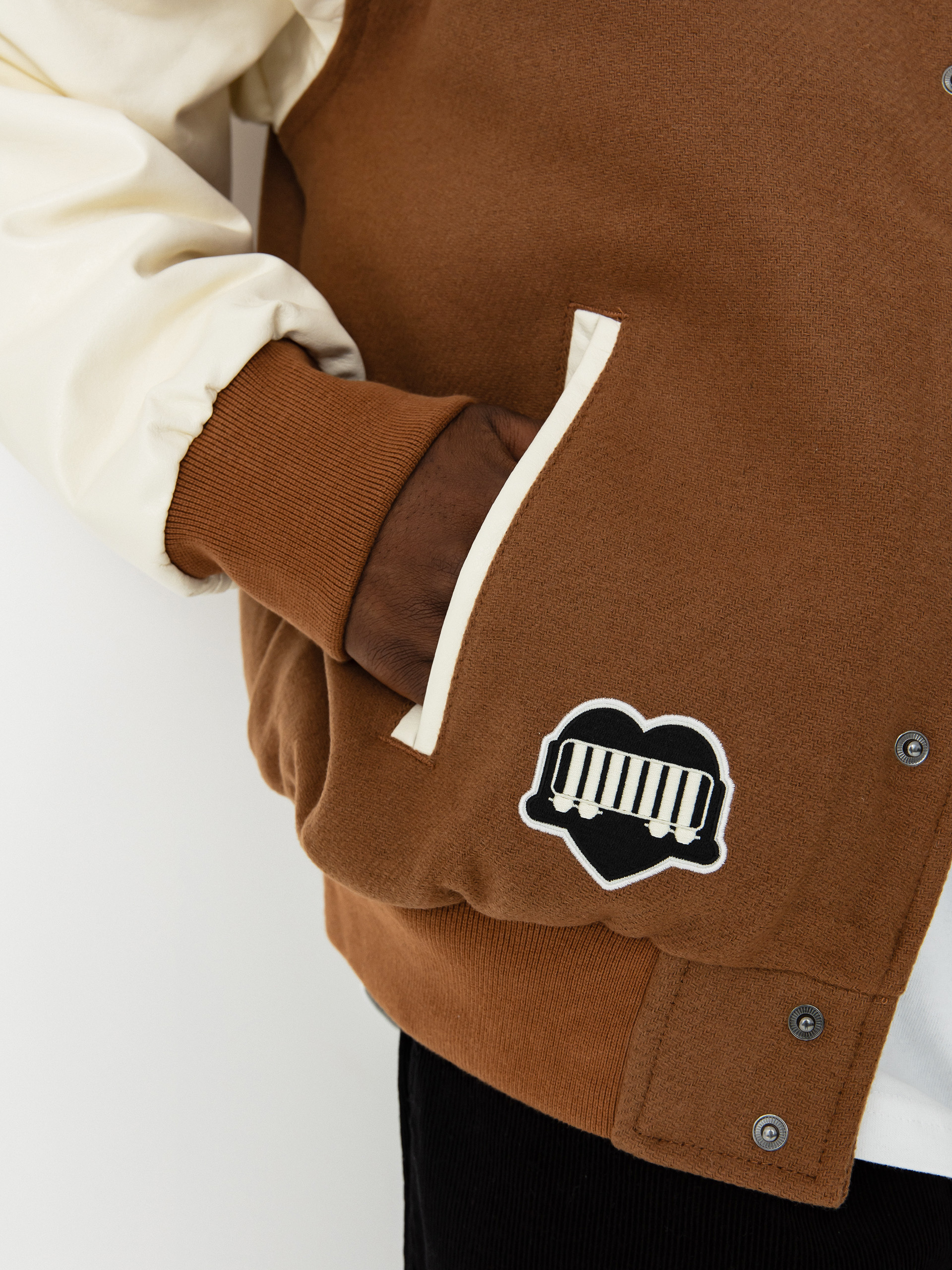 Carhartt WIP Brown Ducks Bomber Jacket (hamilton brown/wax)