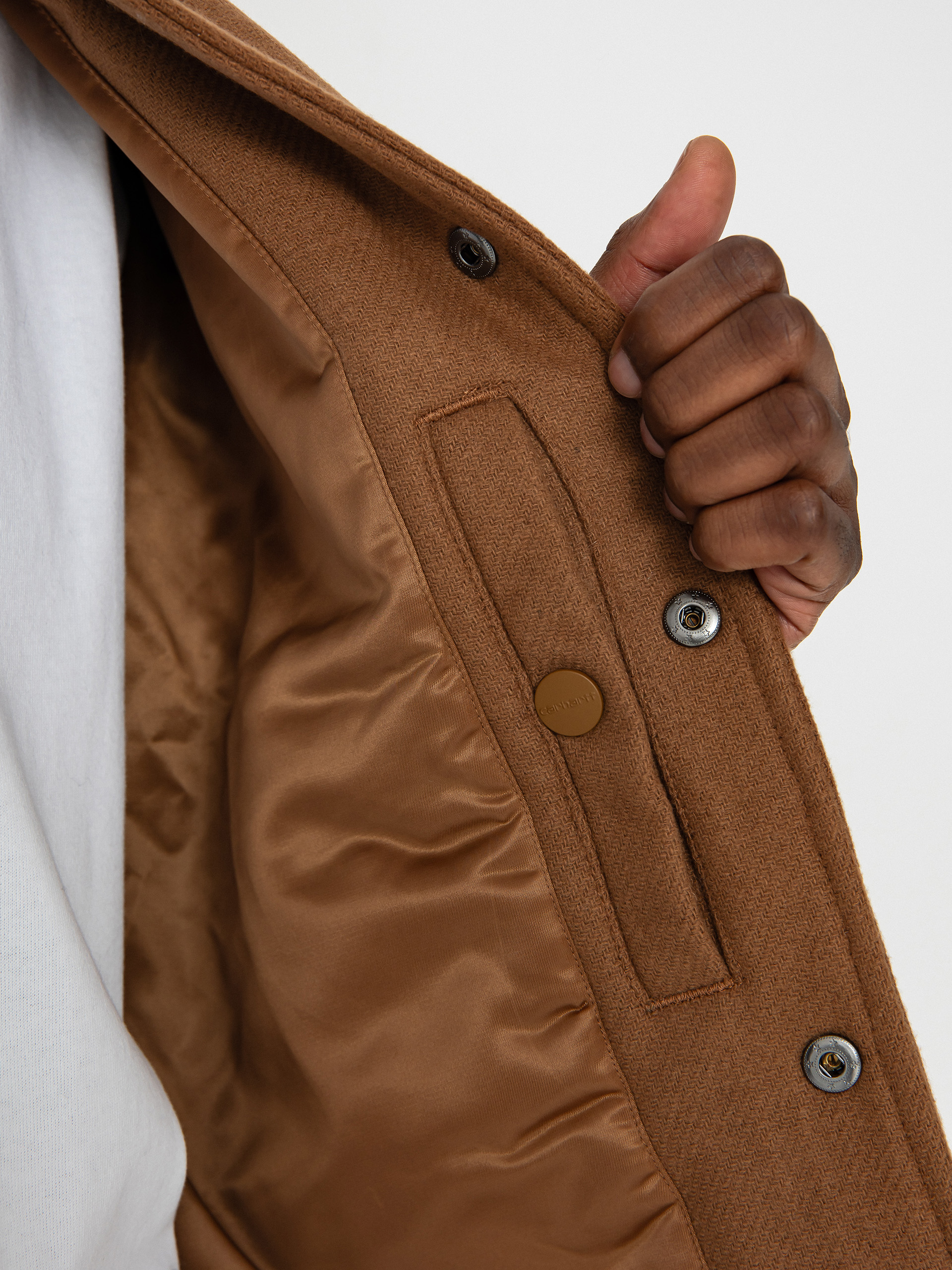 Carhartt WIP Brown Ducks Bomber Jacket (hamilton brown/wax)