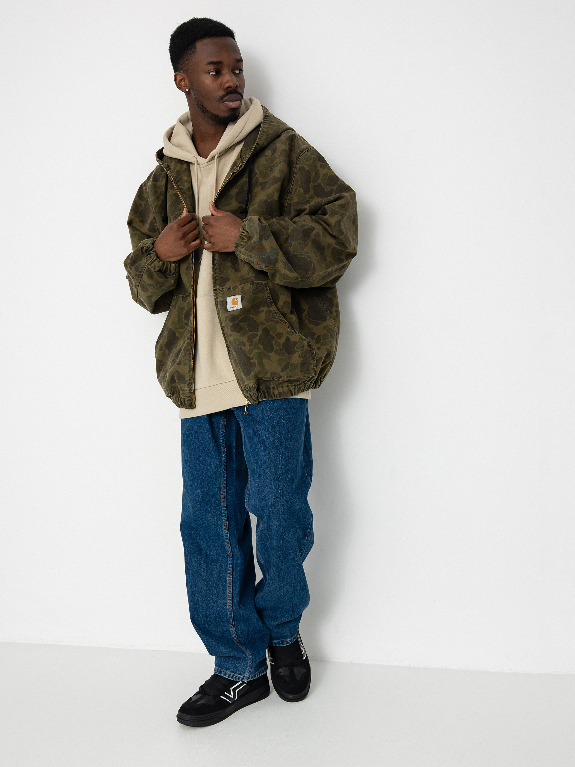 Carhartt WIP Duck Active Jacke (camo duck/green/office green)