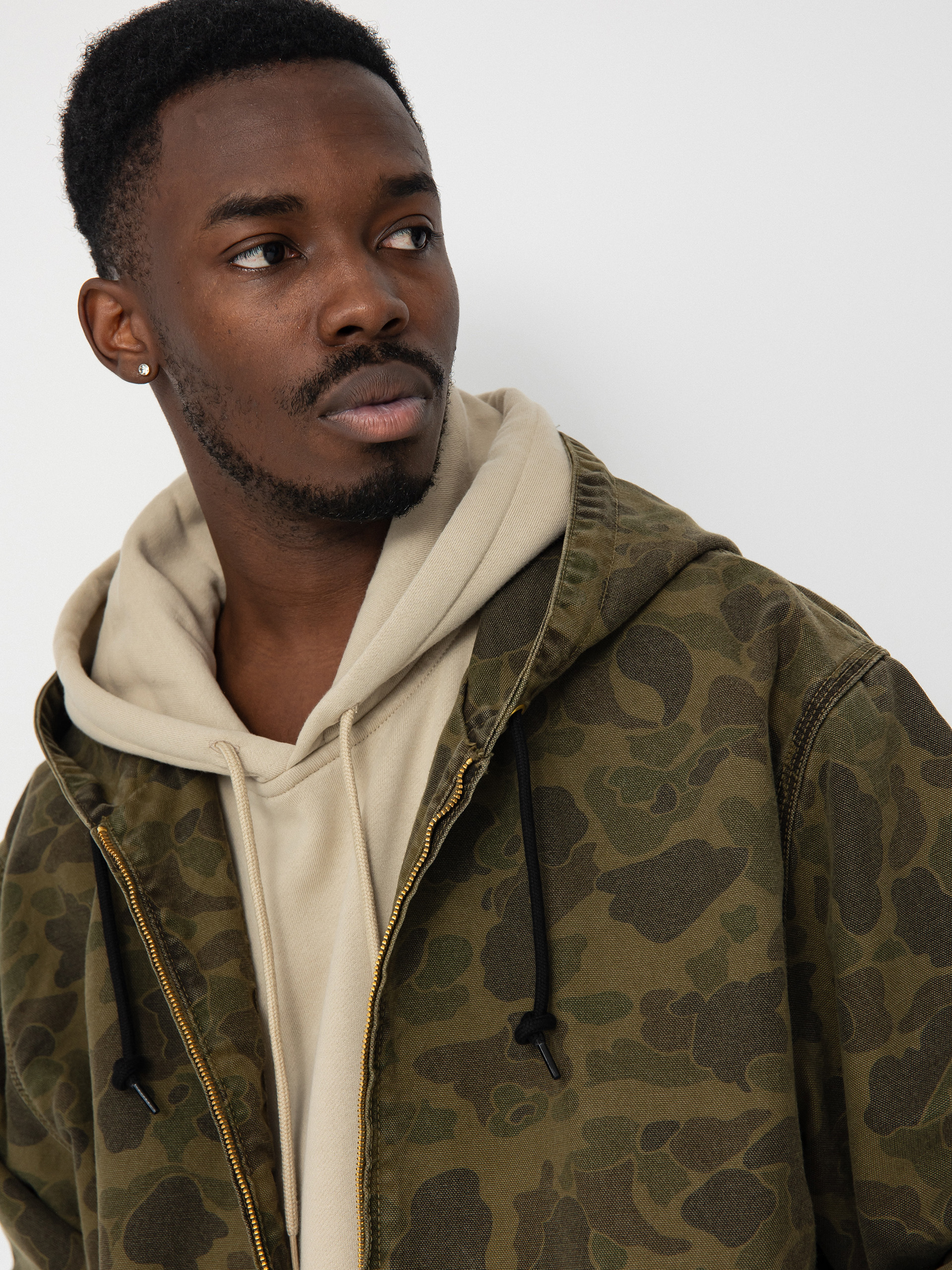 Carhartt WIP Duck Active Jacket (camo duck/green/office green)