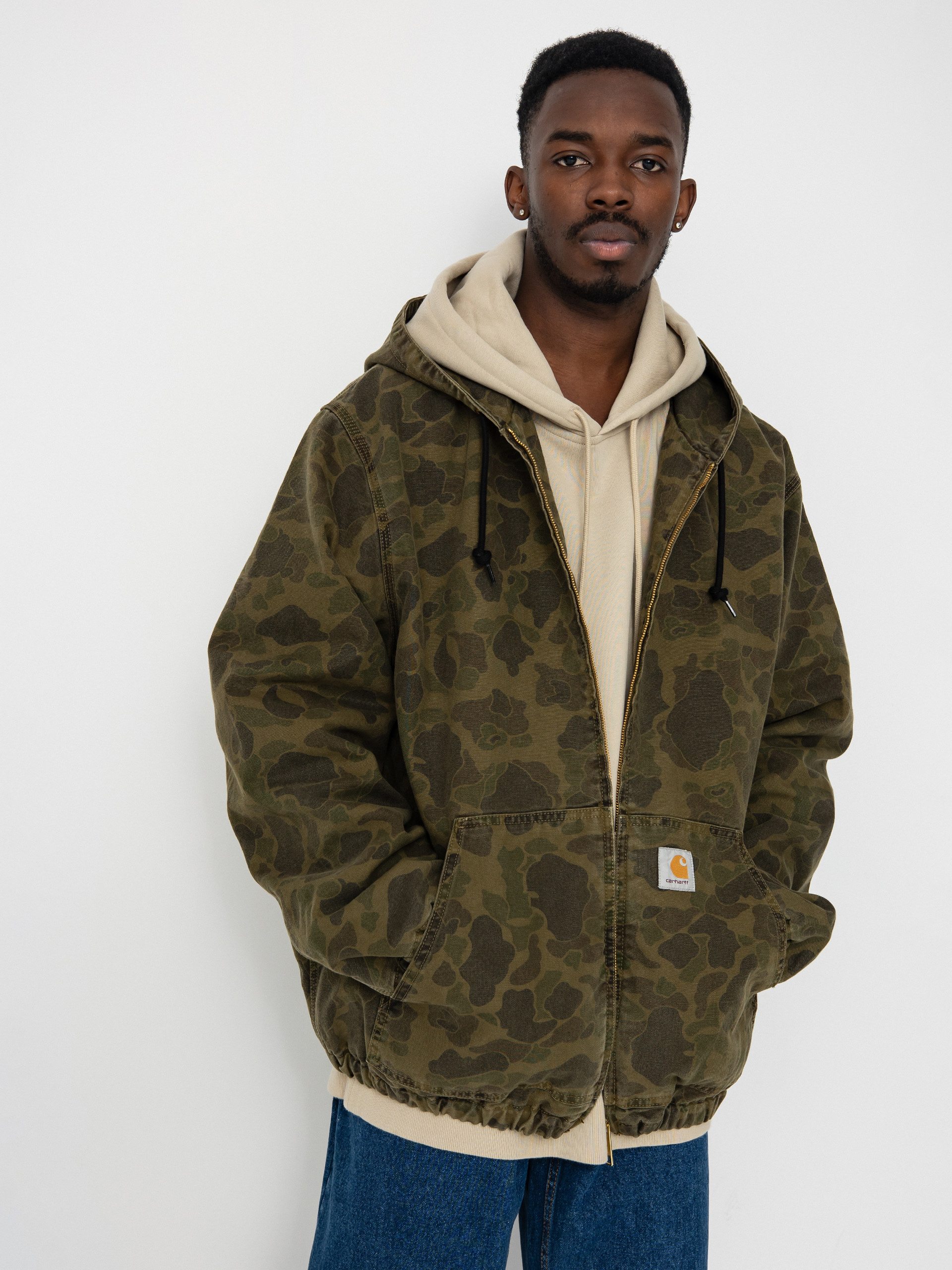 Carhartt WIP Duck Active Jacke (camo duck/green/office green)