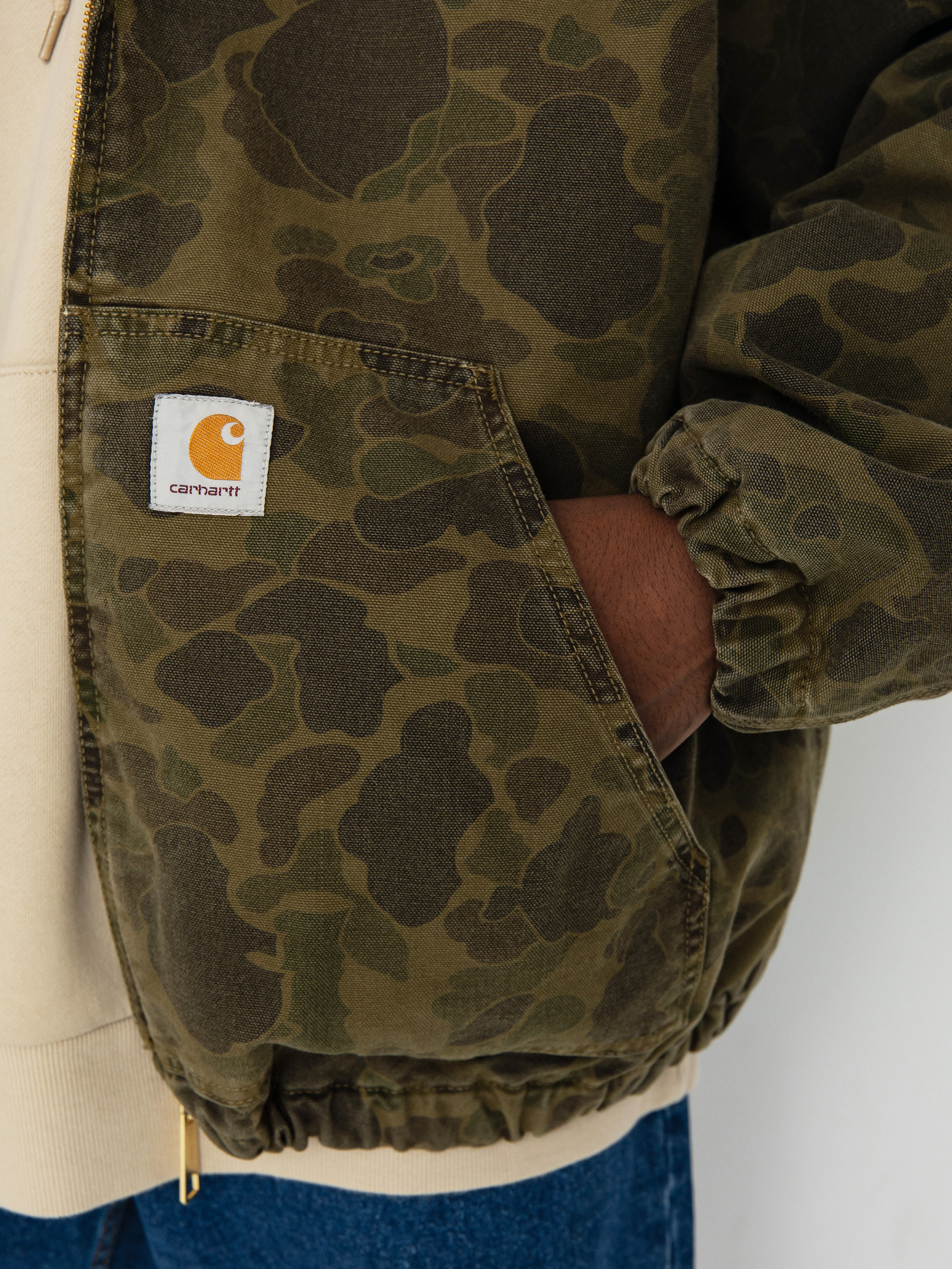 Carhartt WIP Duck Active Jacke (camo duck/green/office green)