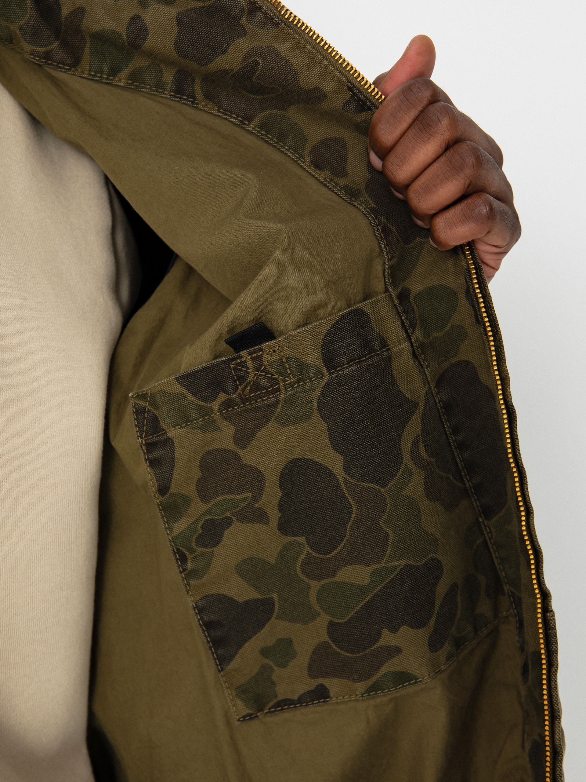 Carhartt WIP Duck Active Jacket (camo duck/green/office green)