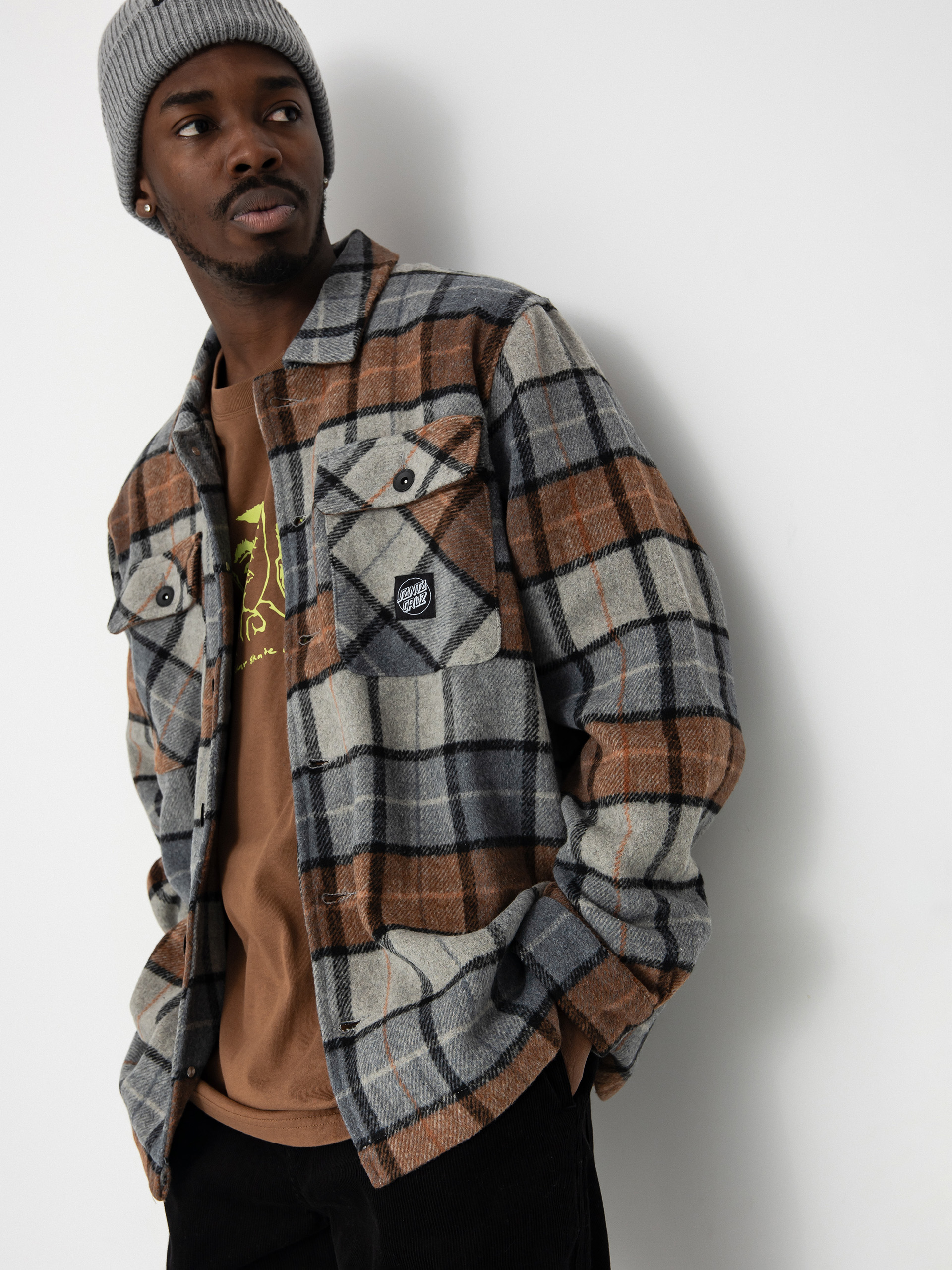 Santa Cruz Lodge Shirt (stone check)