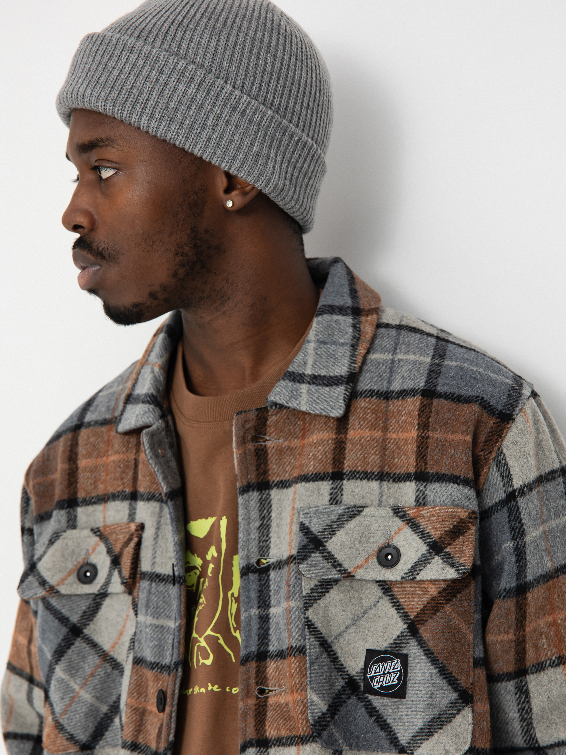Santa Cruz Lodge Shirt (stone check)