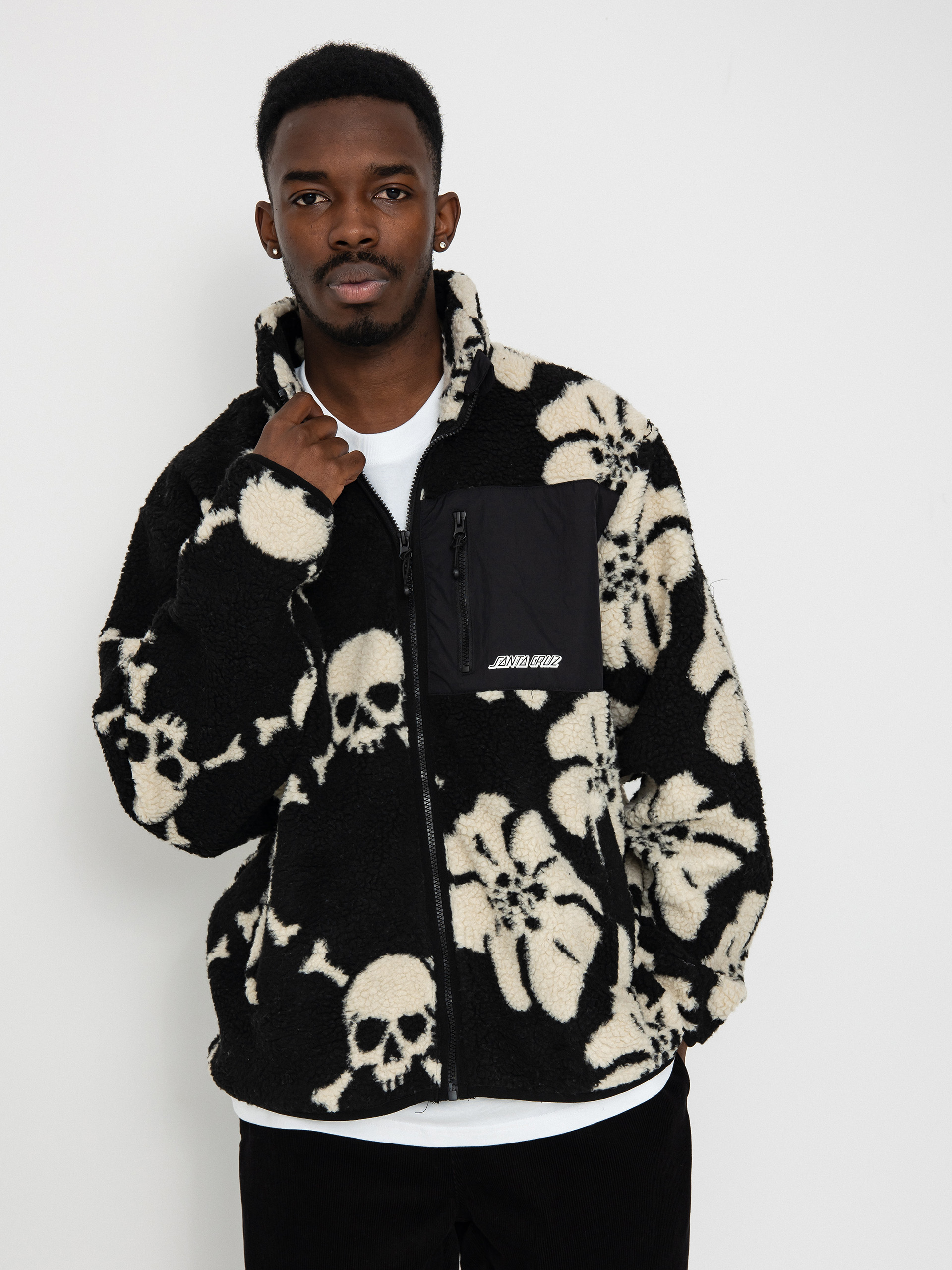 Santa Cruz Meyer Freestyle Jacket - black (chalk/black)