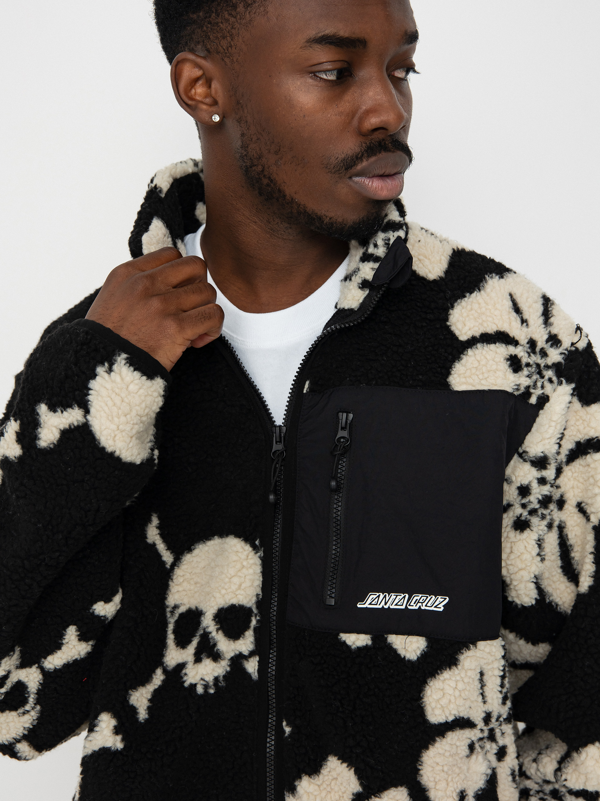 Santa Cruz Meyer Freestyle Jacket - black (chalk/black)