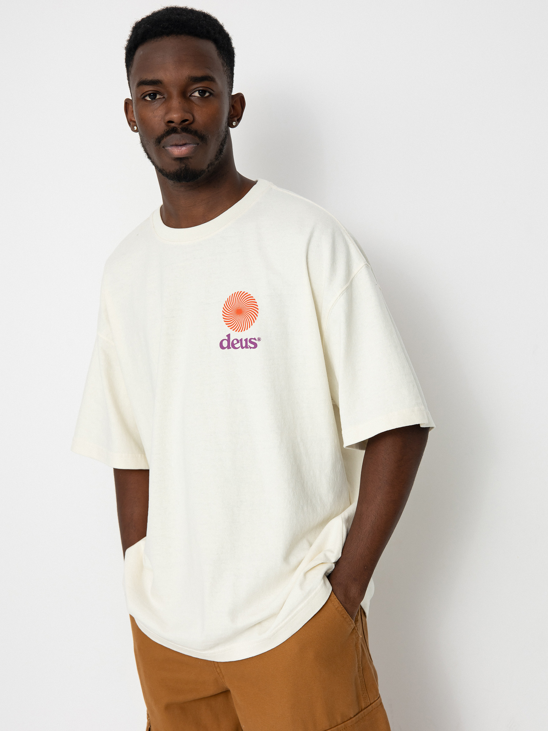 Deus Ex Machina Strata T-Shirt (vintage white)