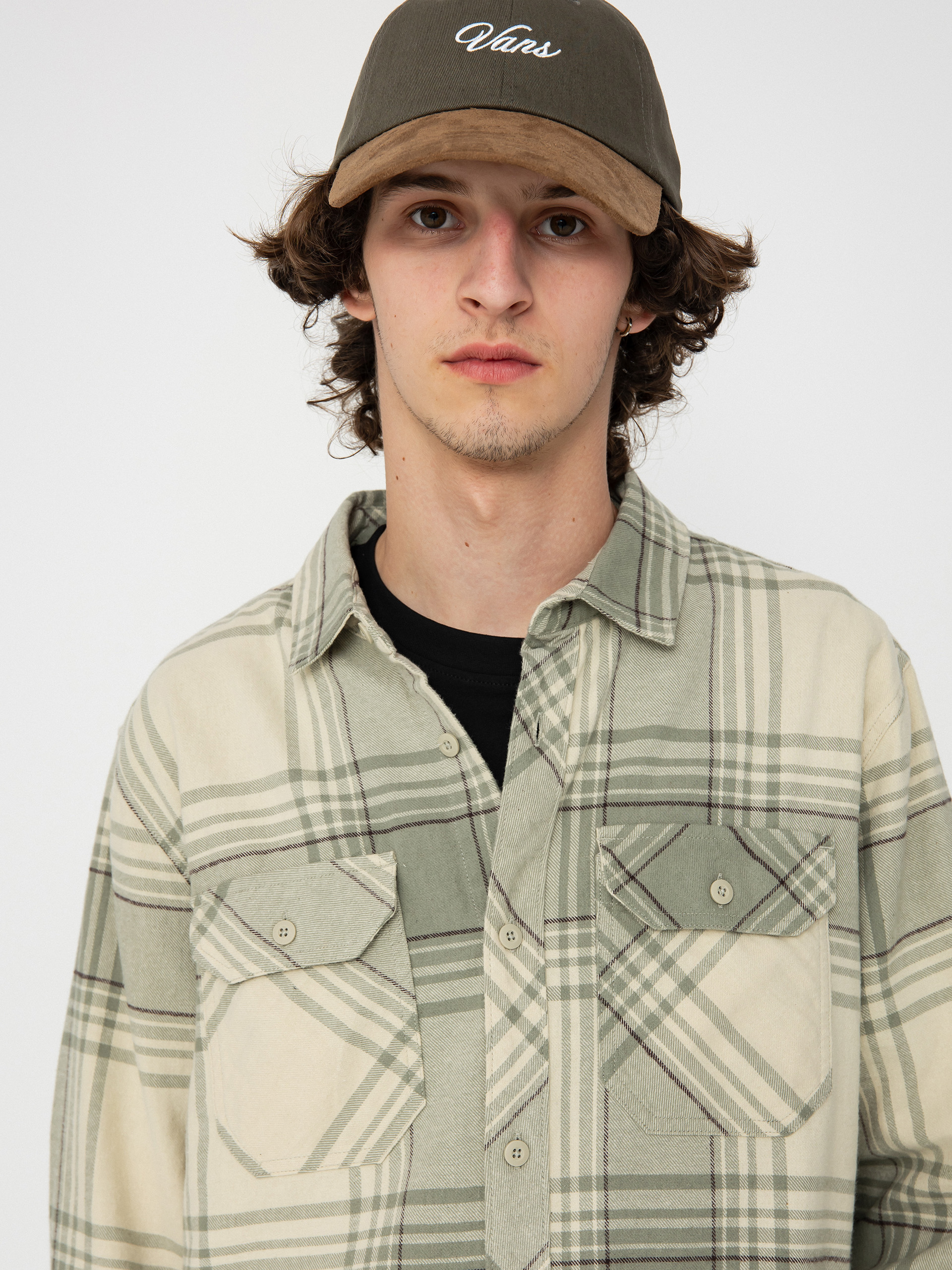 Fox Traildust Flannel Shirt (cream)