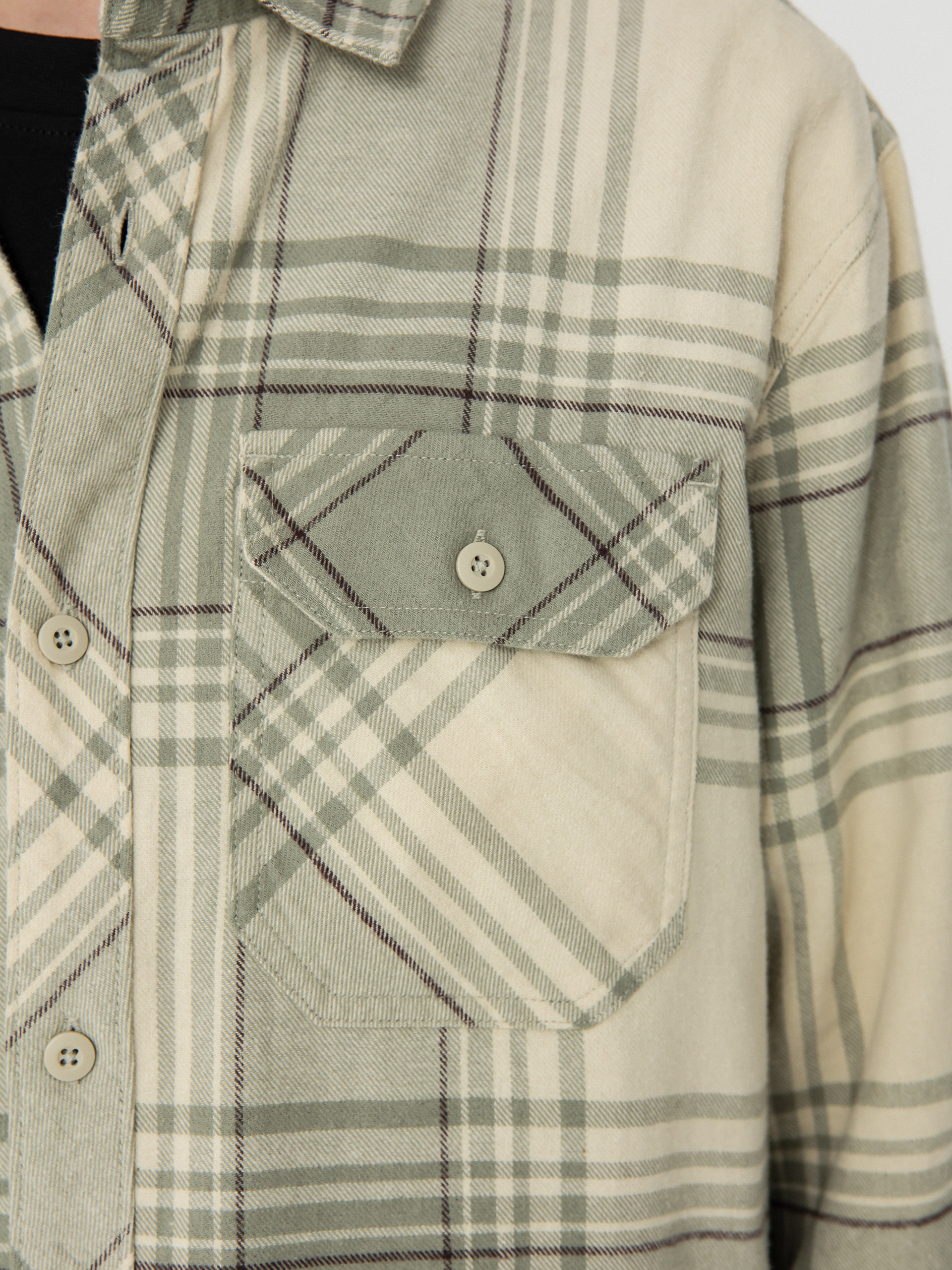 Fox Traildust Flannel Shirt (cream)