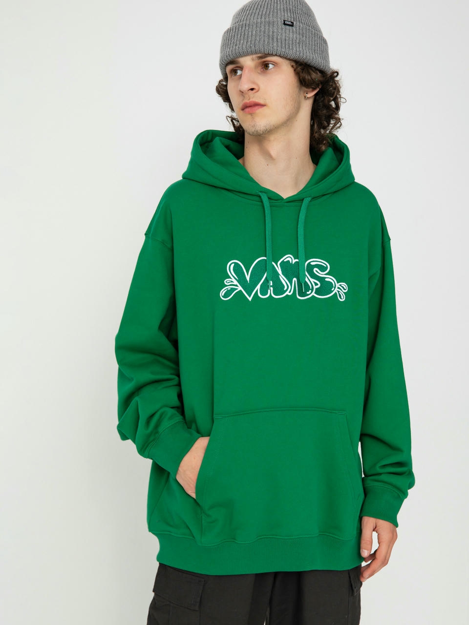 Vans Caps Loose HD Hoodie (verdant green)