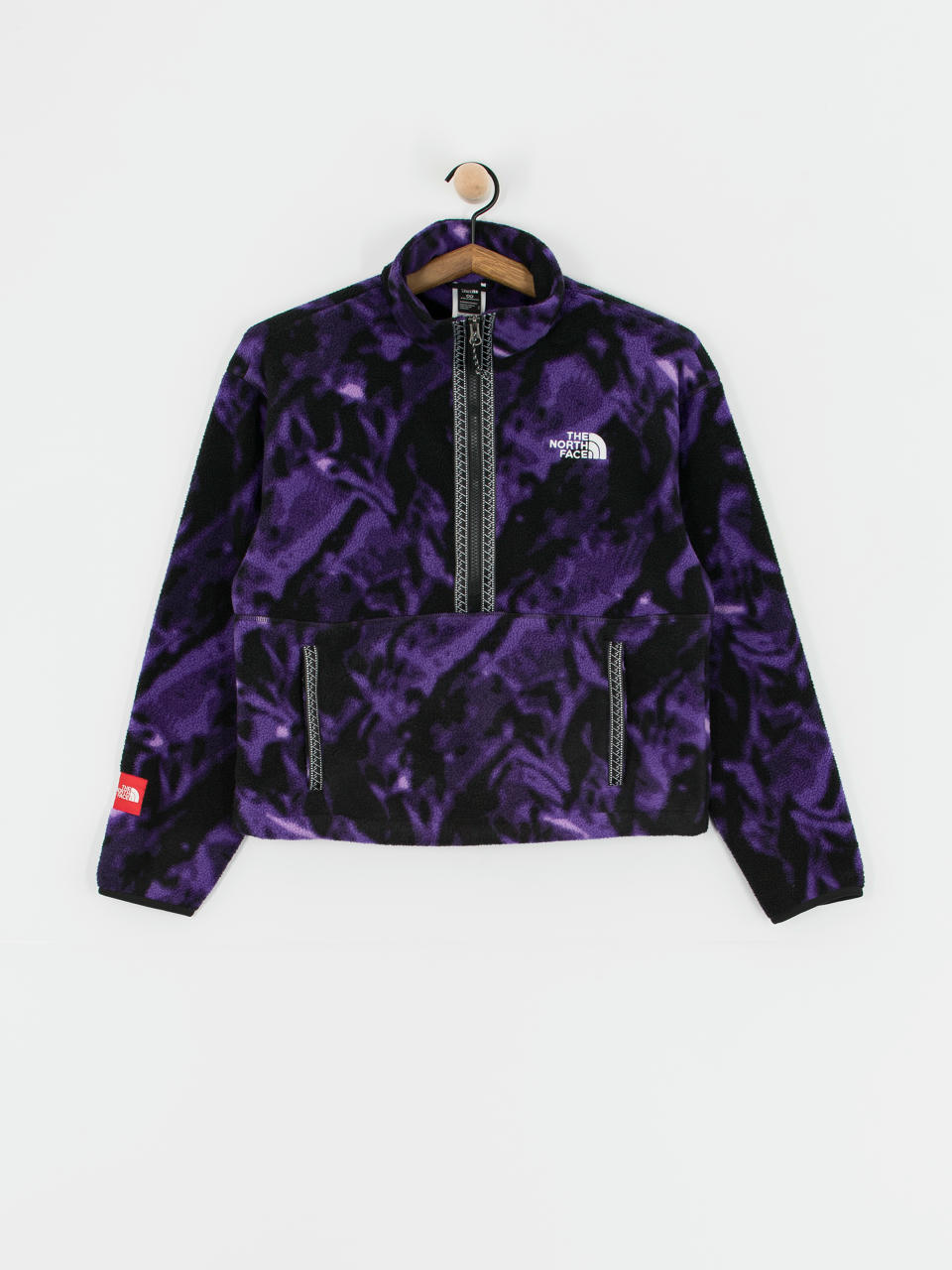 Damen The North Face Fleece Jacke Tnf Fleeski 1/4 Zip (peak purple 3d summit m)