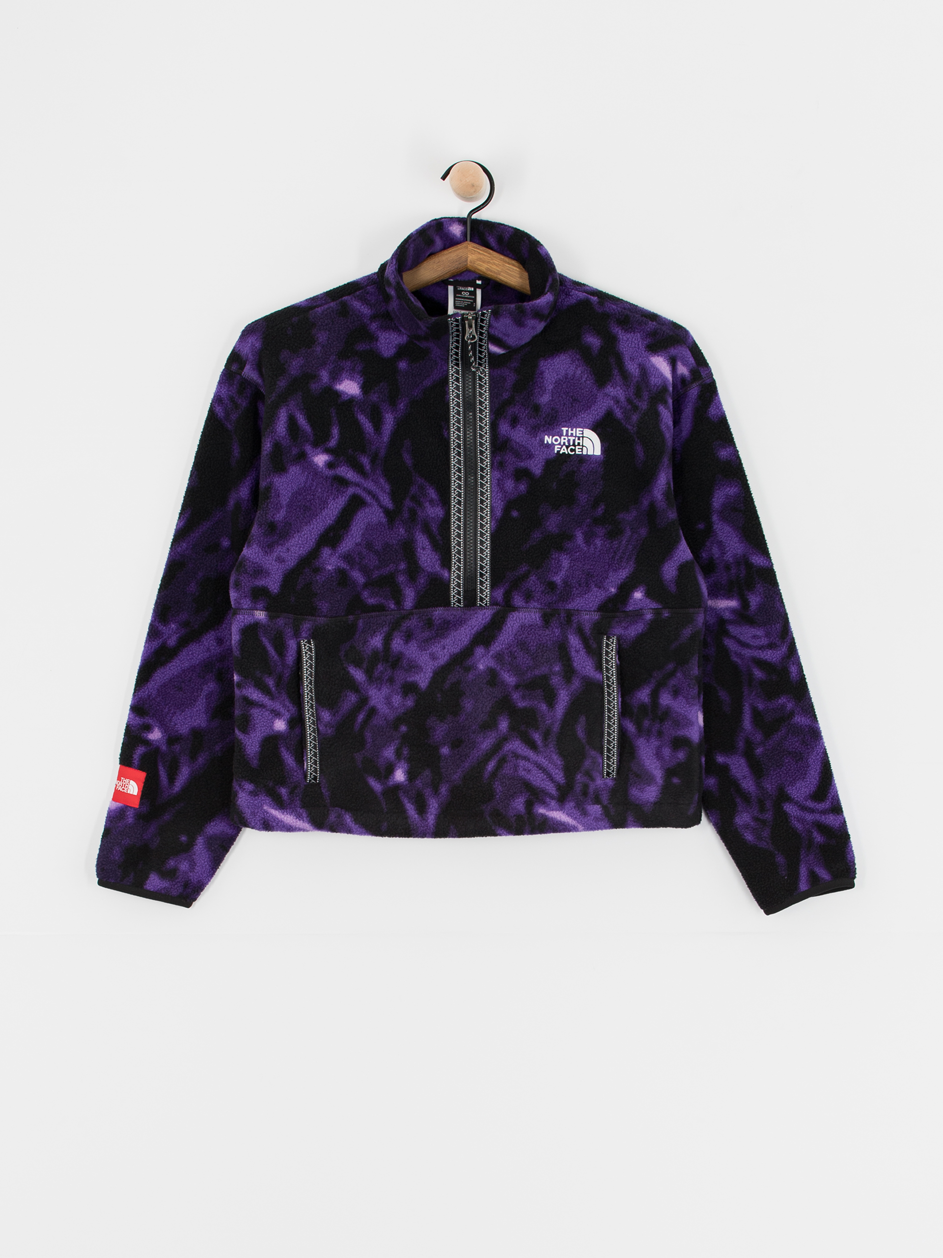 Womens The North Face Fleece  Tnf Fleeski 1/4 Zip (peak purple 3d summit m)