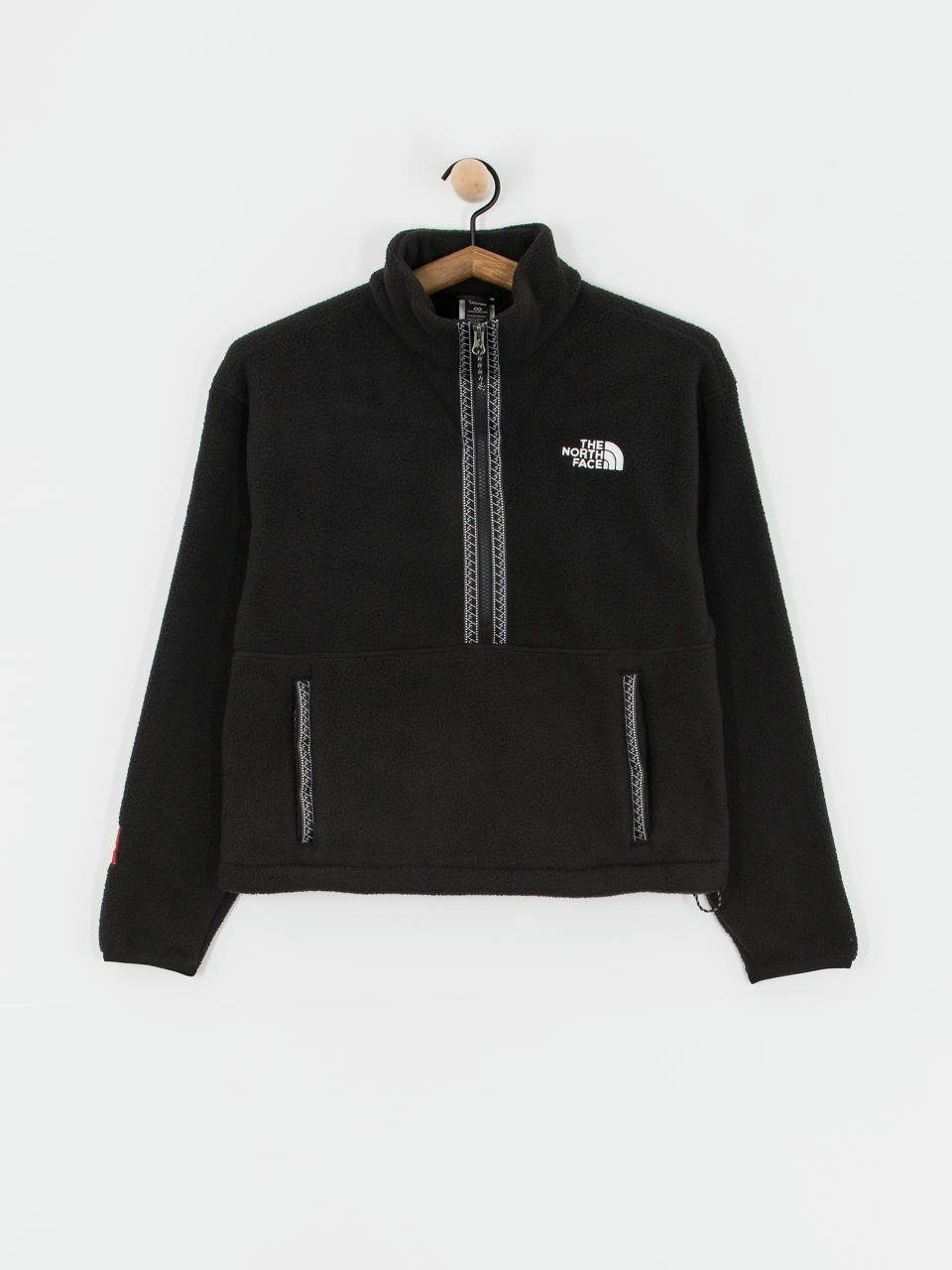 Damen The North Face Fleece Jacke Tnf Fleeski 1/4 Zip (tnf black)