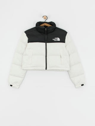 The North Face Jacke Nuptse Short Wmn (white dune/tnf black)