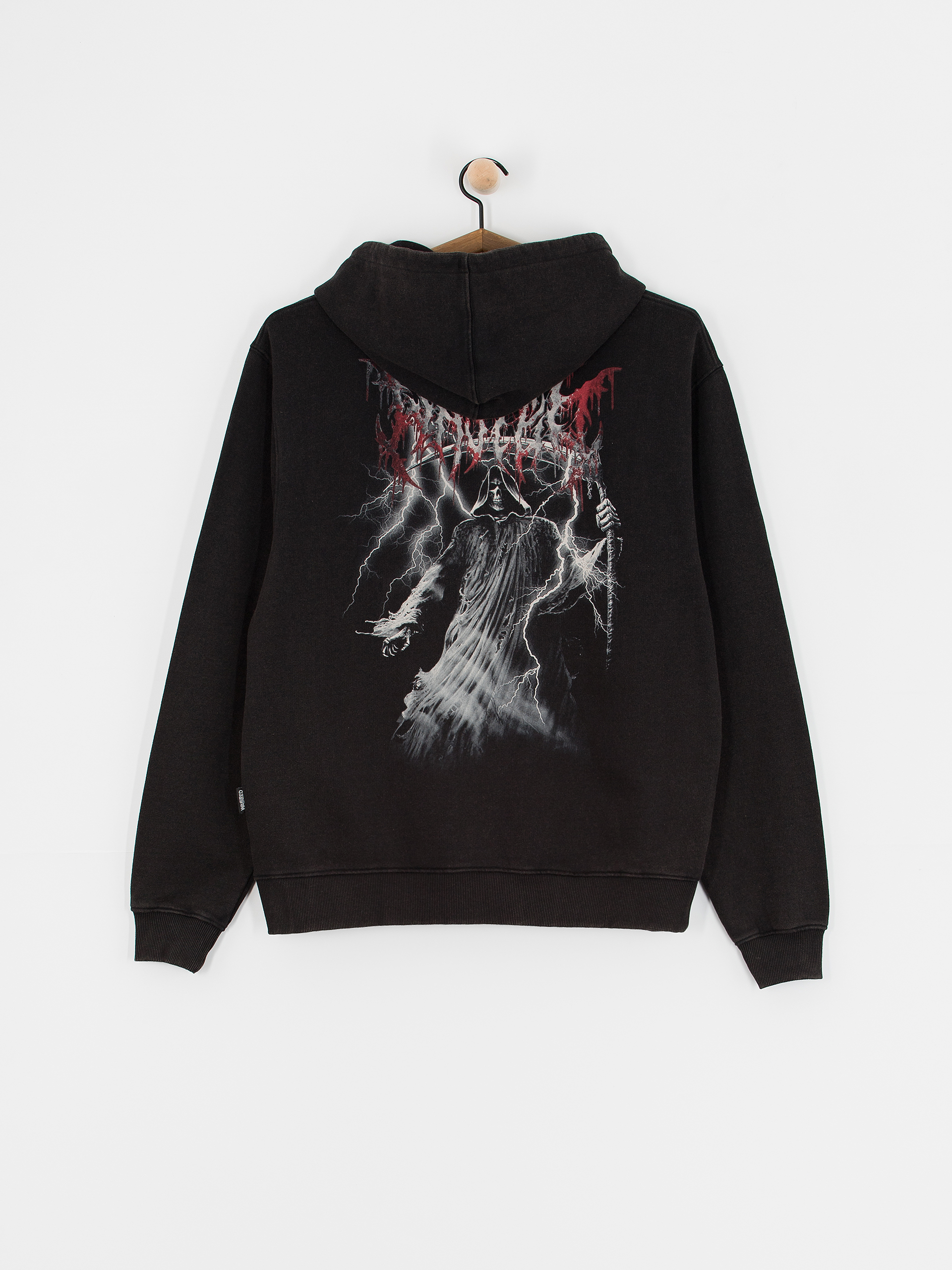 Wasted Paris Hoodie Scythe HD (faded black)