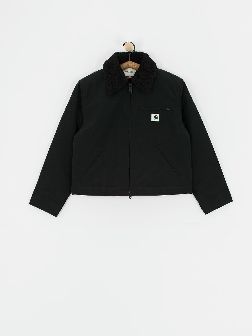 Carhartt WIP Jacke Newkirk Wmn (black/camo leo/tamarind)