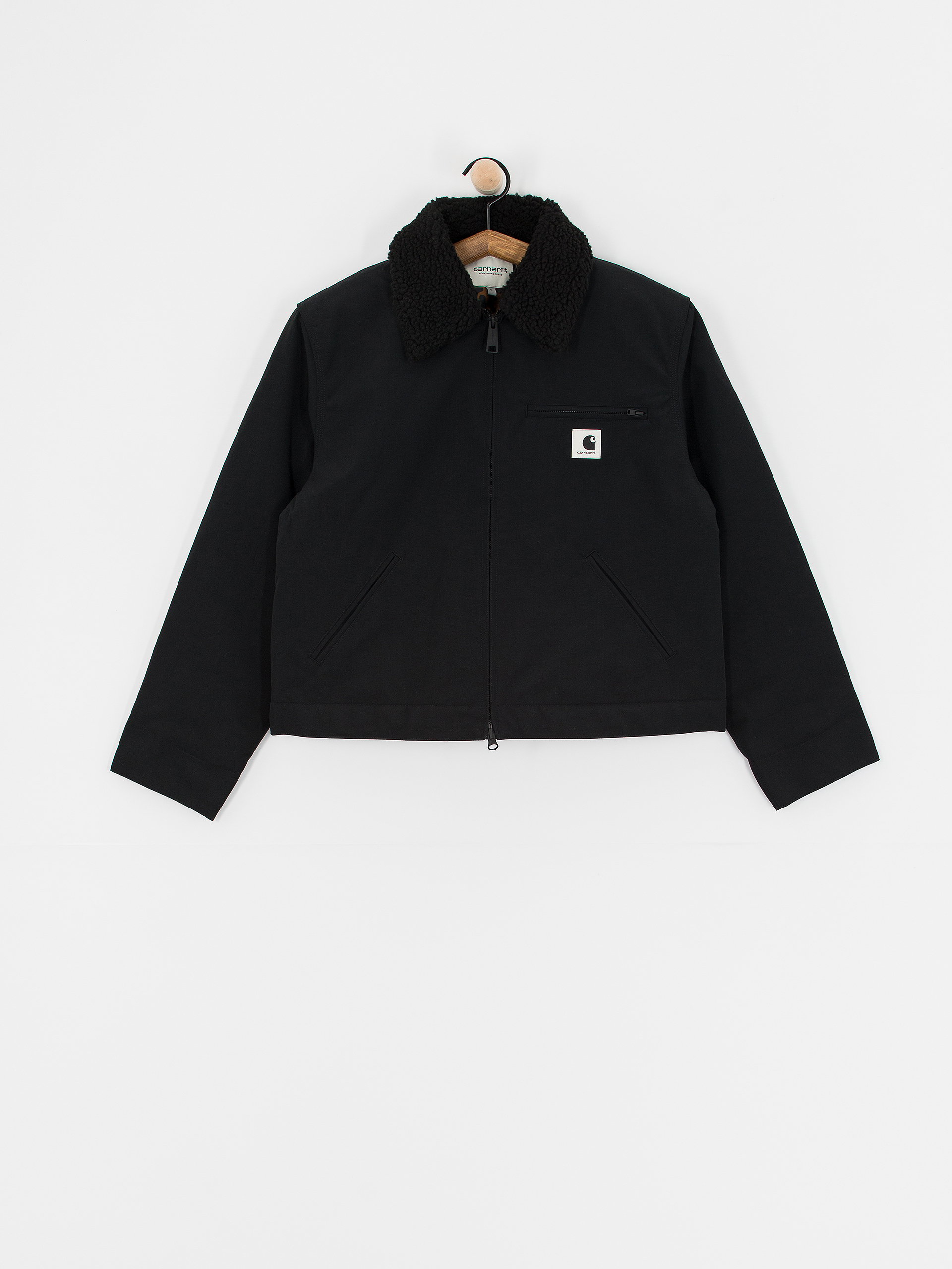Carhartt WIP Jacket Newkirk Wmn - black (black/camo leo/tamarind)
