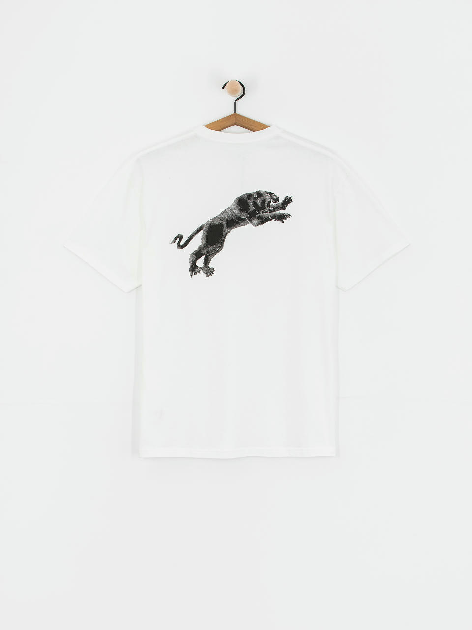 Polar Skate T-Shirt Tape and Panther (white)