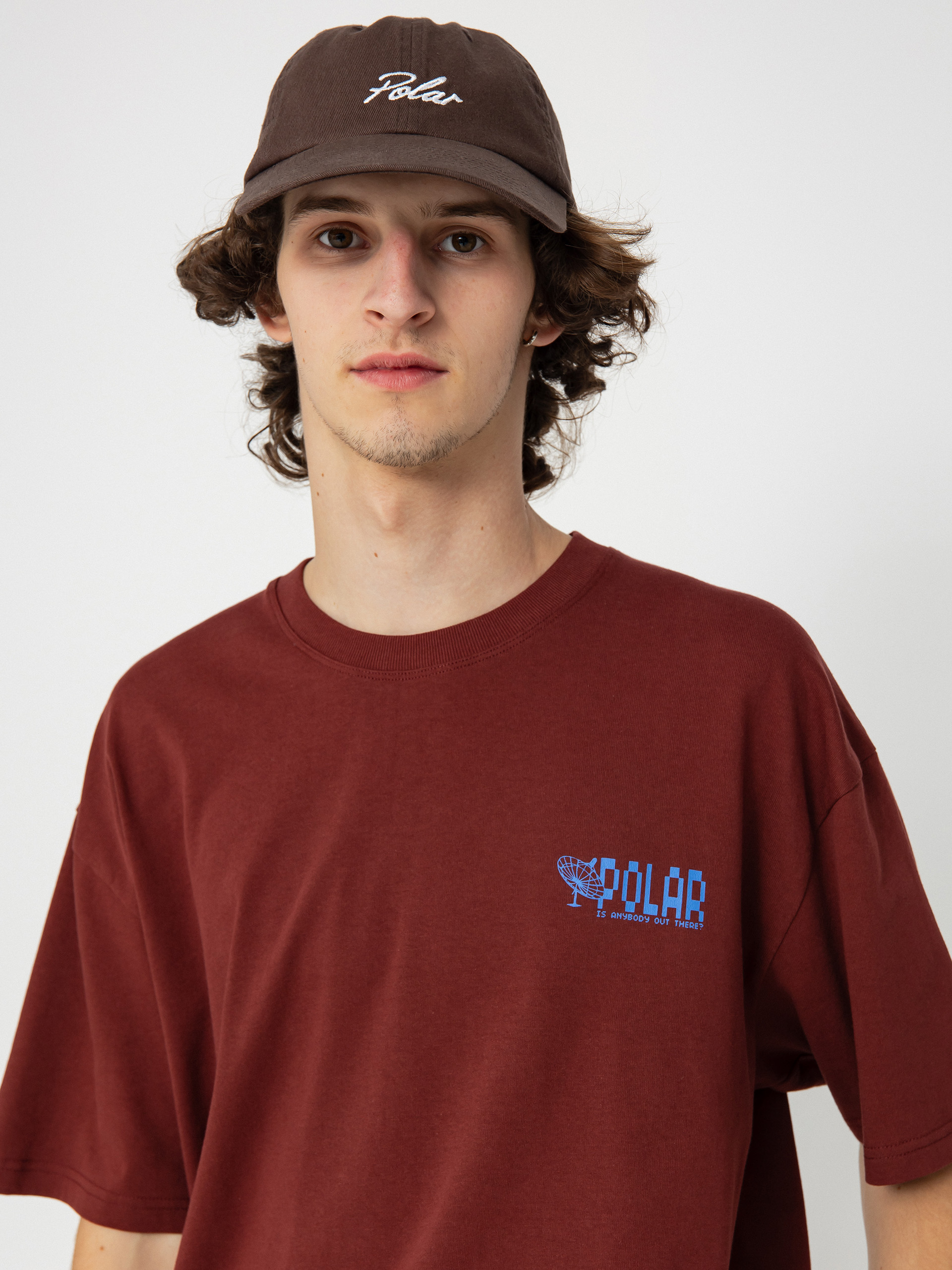 Polar Skate Anyone Out There T-Shirt (wine)