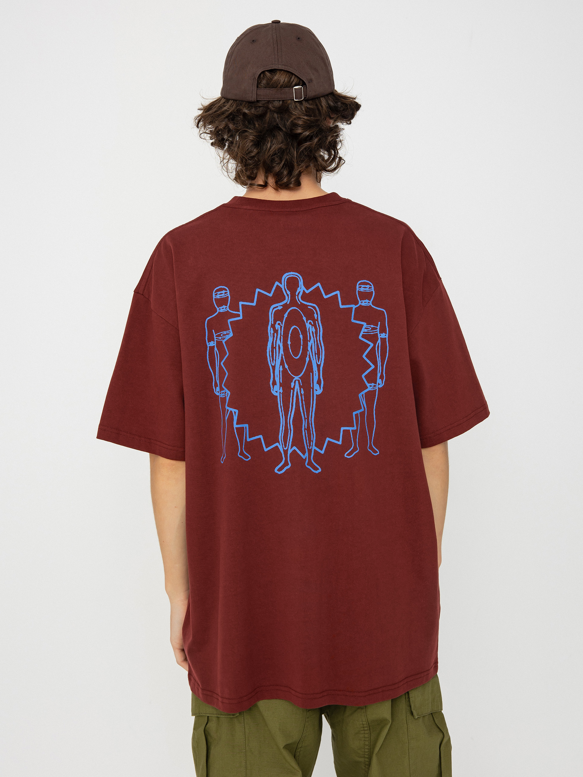 Polar Skate Anyone Out There T-Shirt (wine)