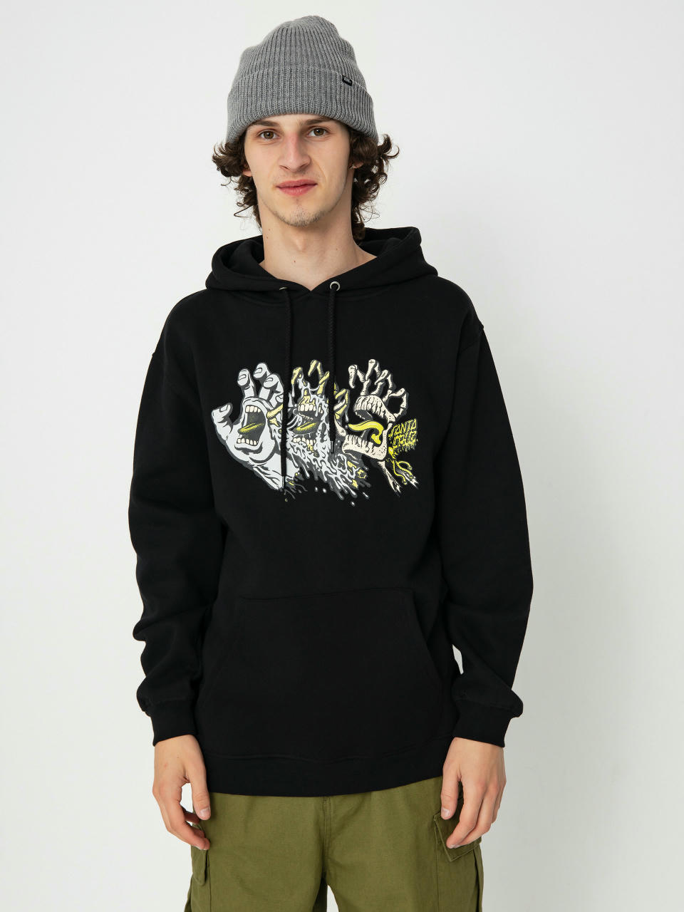 Santa Cruz Sweatshirt Evolved Hand Front (black)