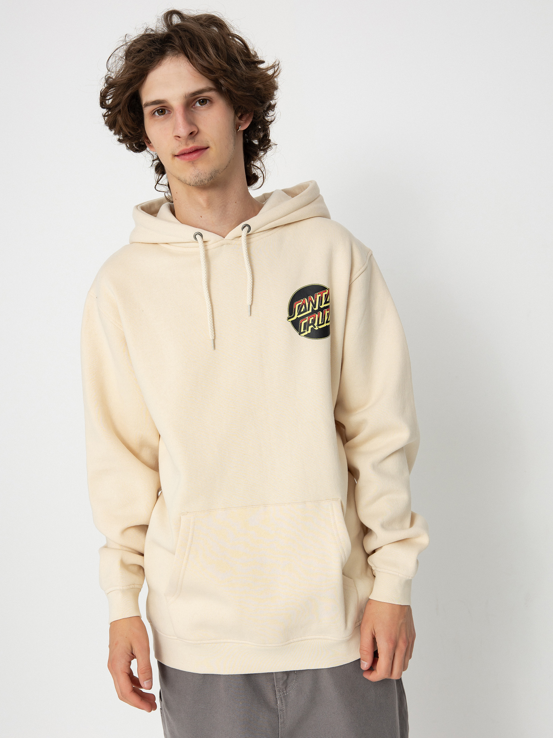 Santa Cruz Kendall Wolf Dot Sweatshirt (chalk)