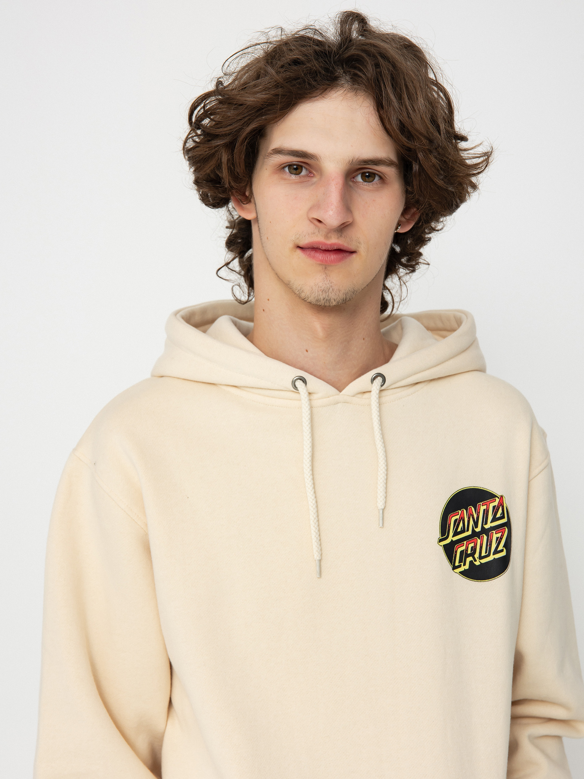 Santa Cruz Kendall Wolf Dot Sweatshirt (chalk)