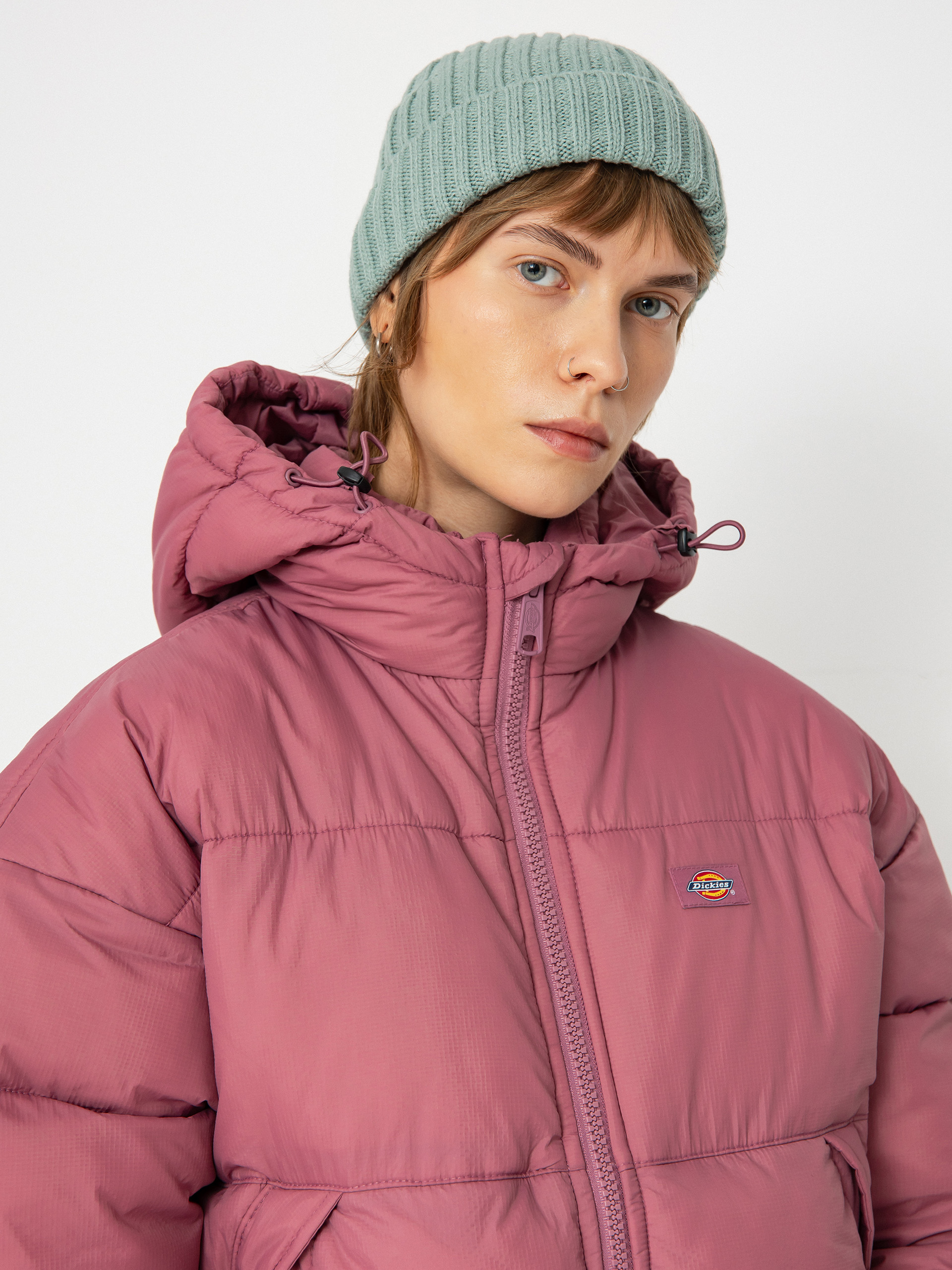 Dickies Alatna Oversized Puffer Wmn Jacket (mellow mauve)
