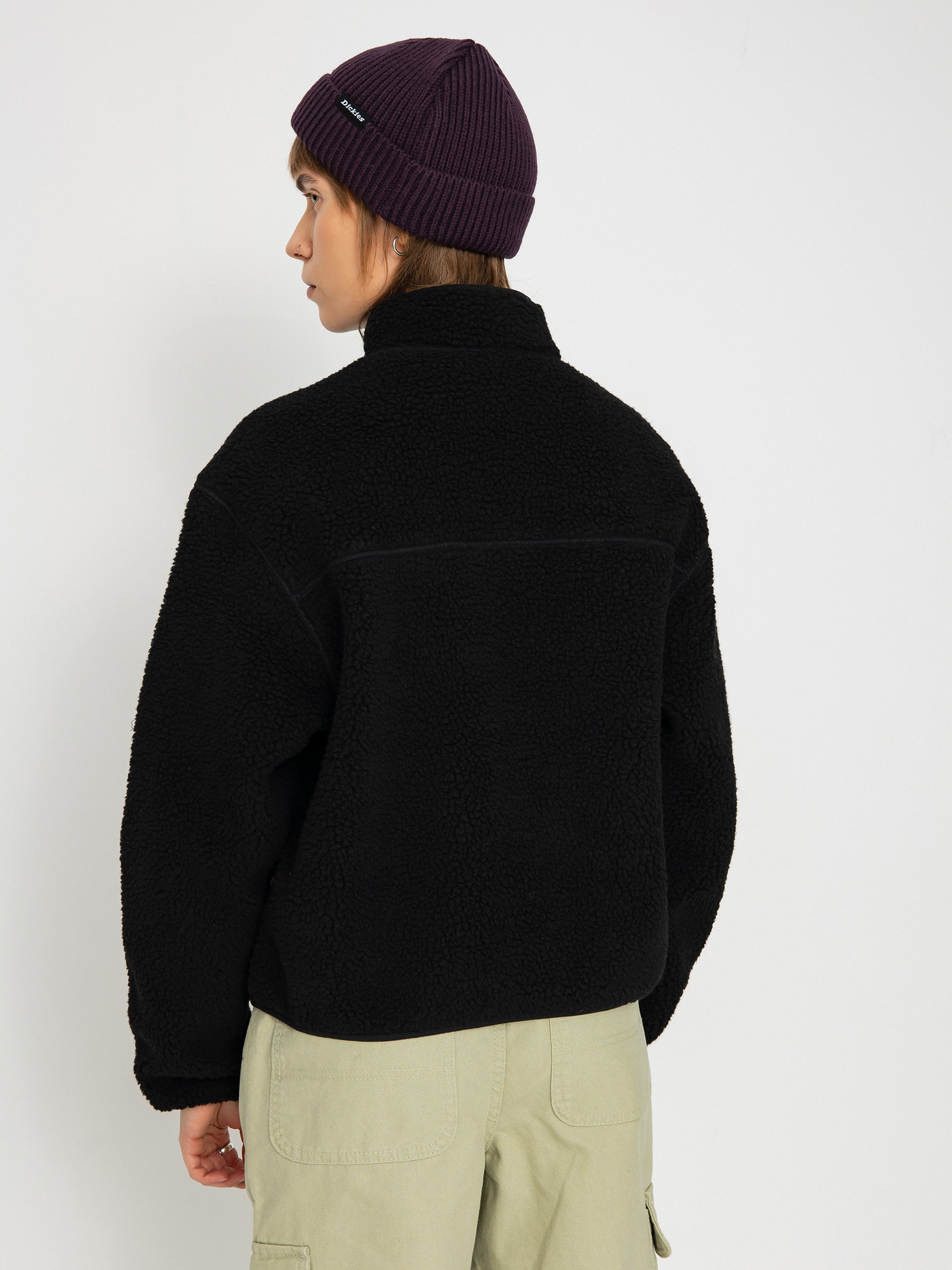 Damen Dickies Mount Hope Fleece Jacke (black)