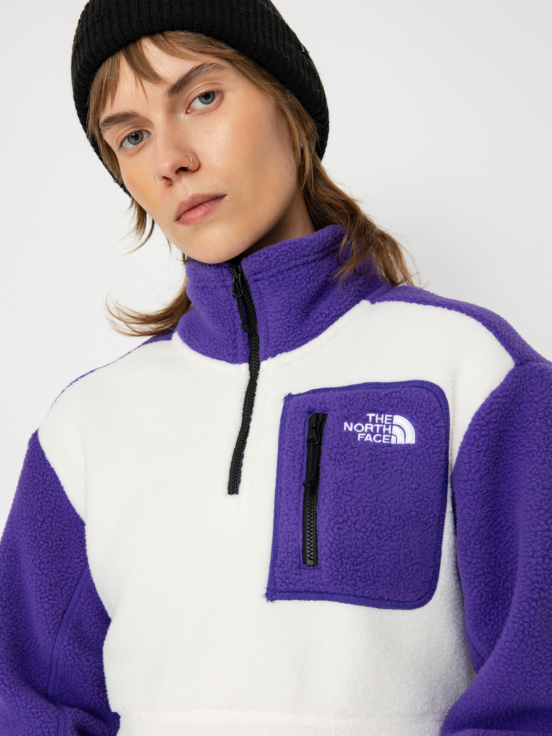The North Face Yumiori 1/4 Zip Wmn Fleece violet (white dune