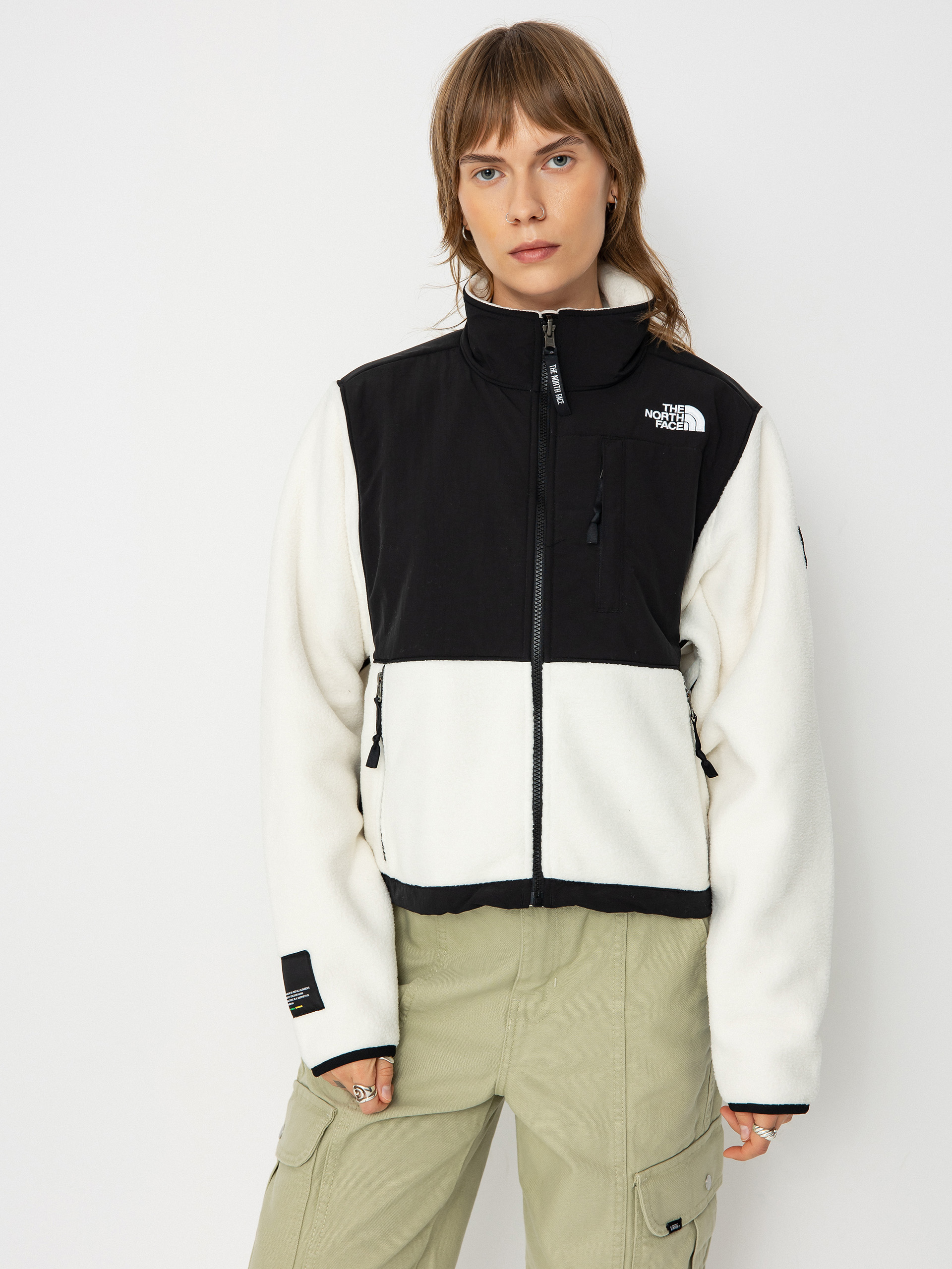 The North Face Retro Denali Wmn Jacke (white dune/tnf black tn)