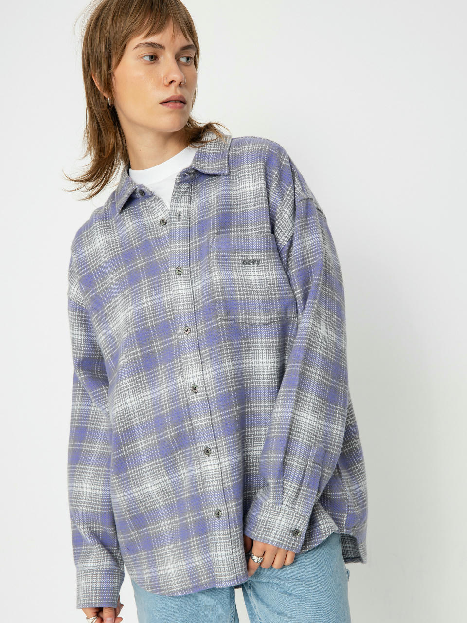 OBEY Hemd Belmont Plaid Wmn (aster purple)