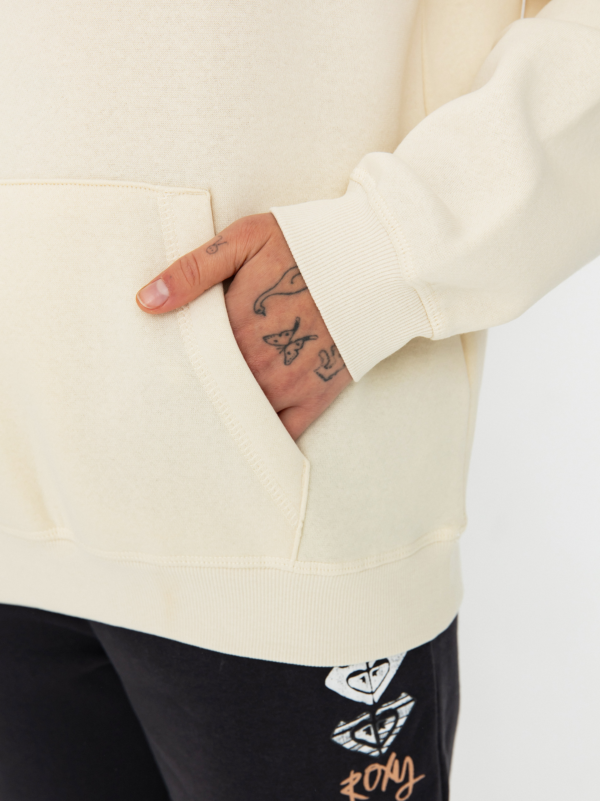 Roxy Hoodie Surf Stoked Brushed A HD Wmn (parchment)