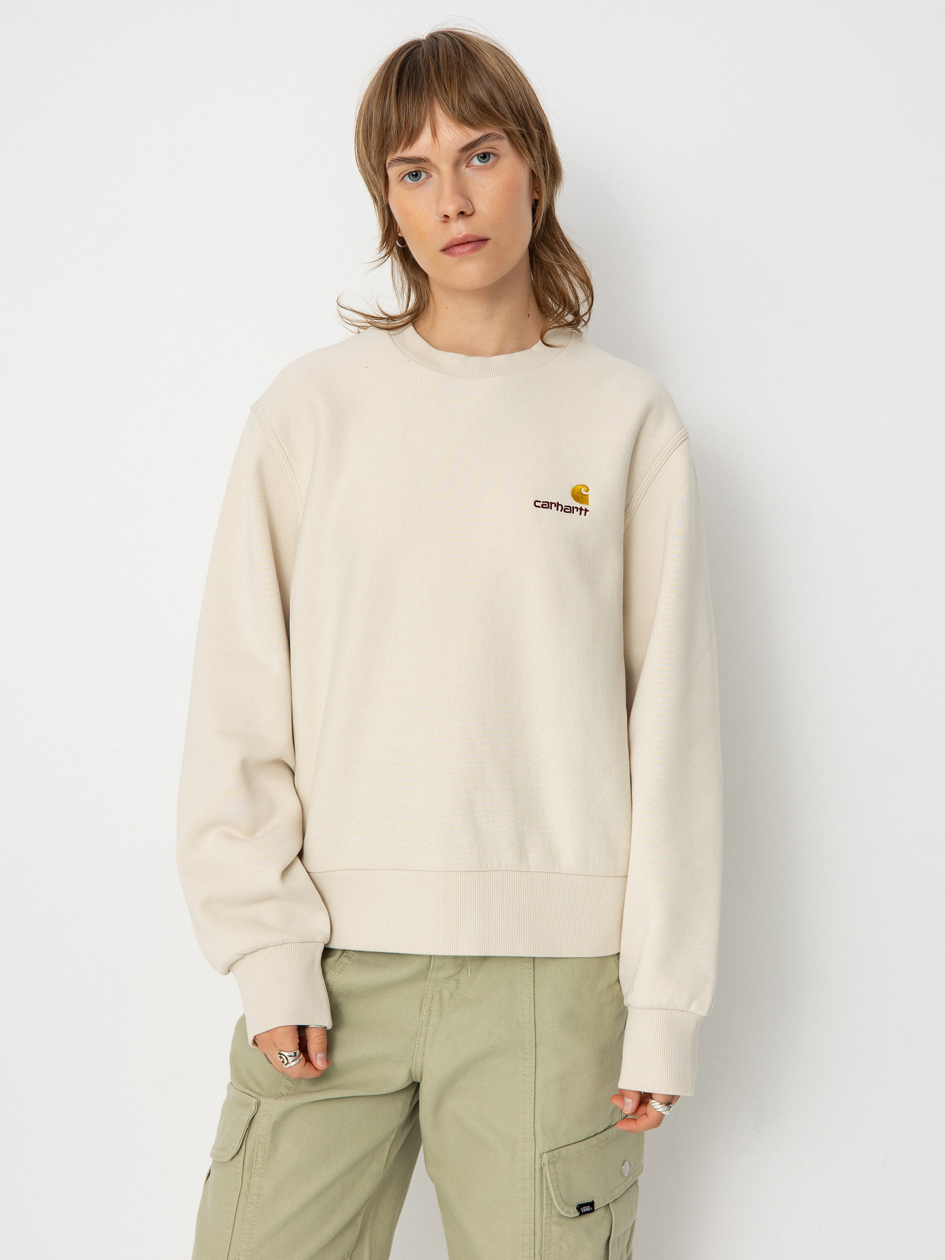 Carhartt WIP American Script Wmn Sweatshirt (moonbeam)