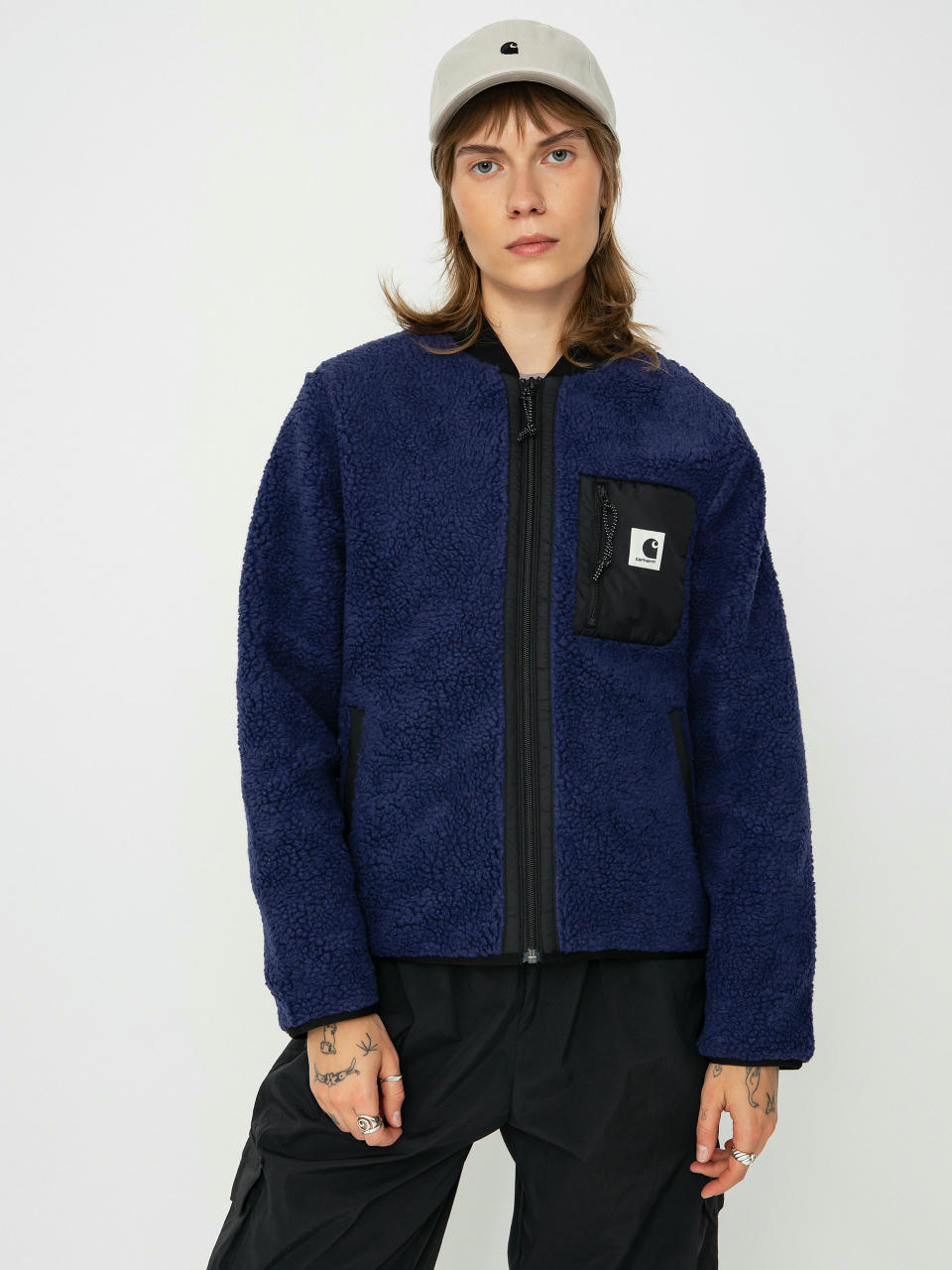 Carhartt WIP Fleece  Janet Wmn (aura/black)