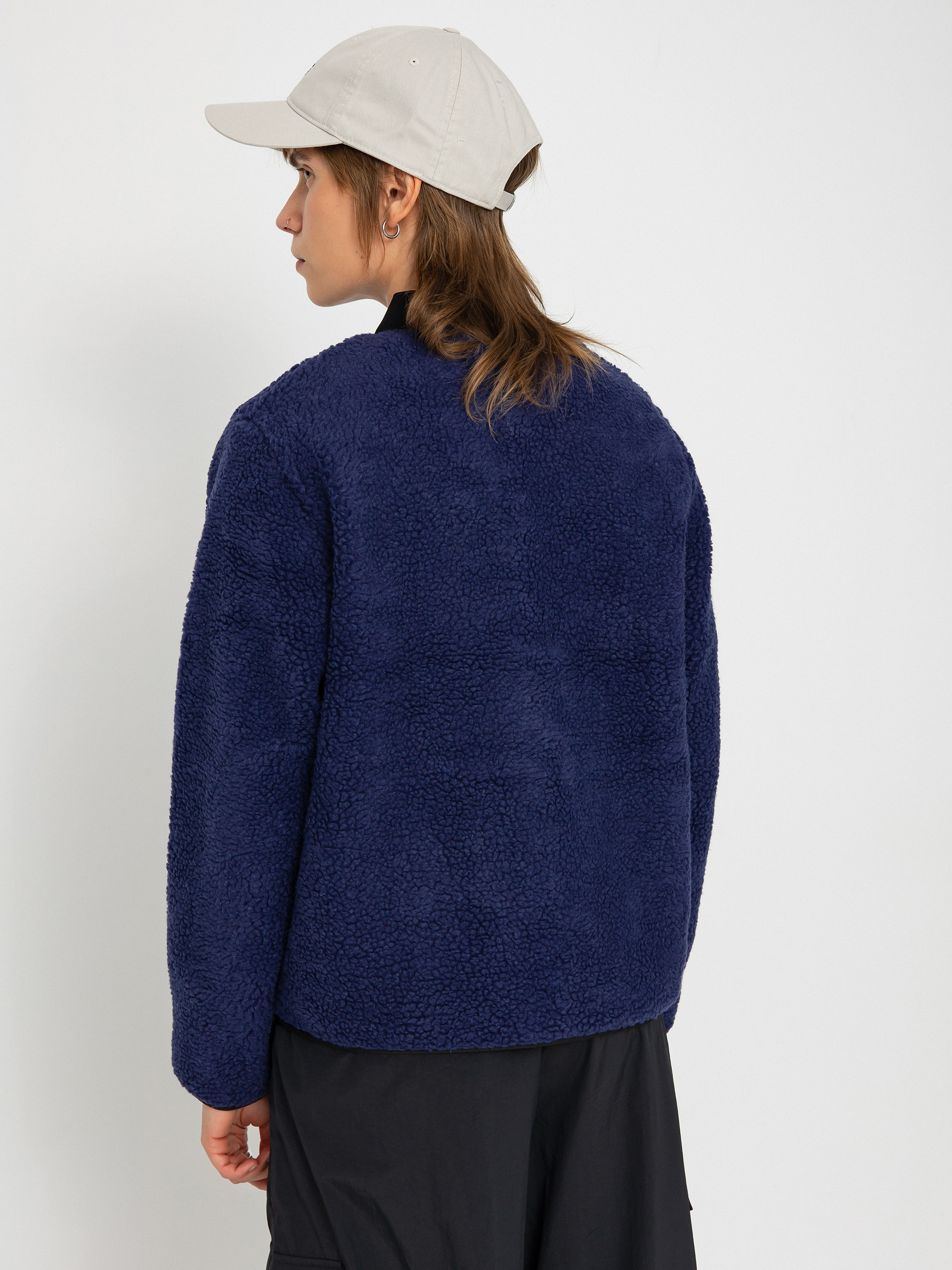 Damen Carhartt WIP Fleece Jacke Janet (aura/black)