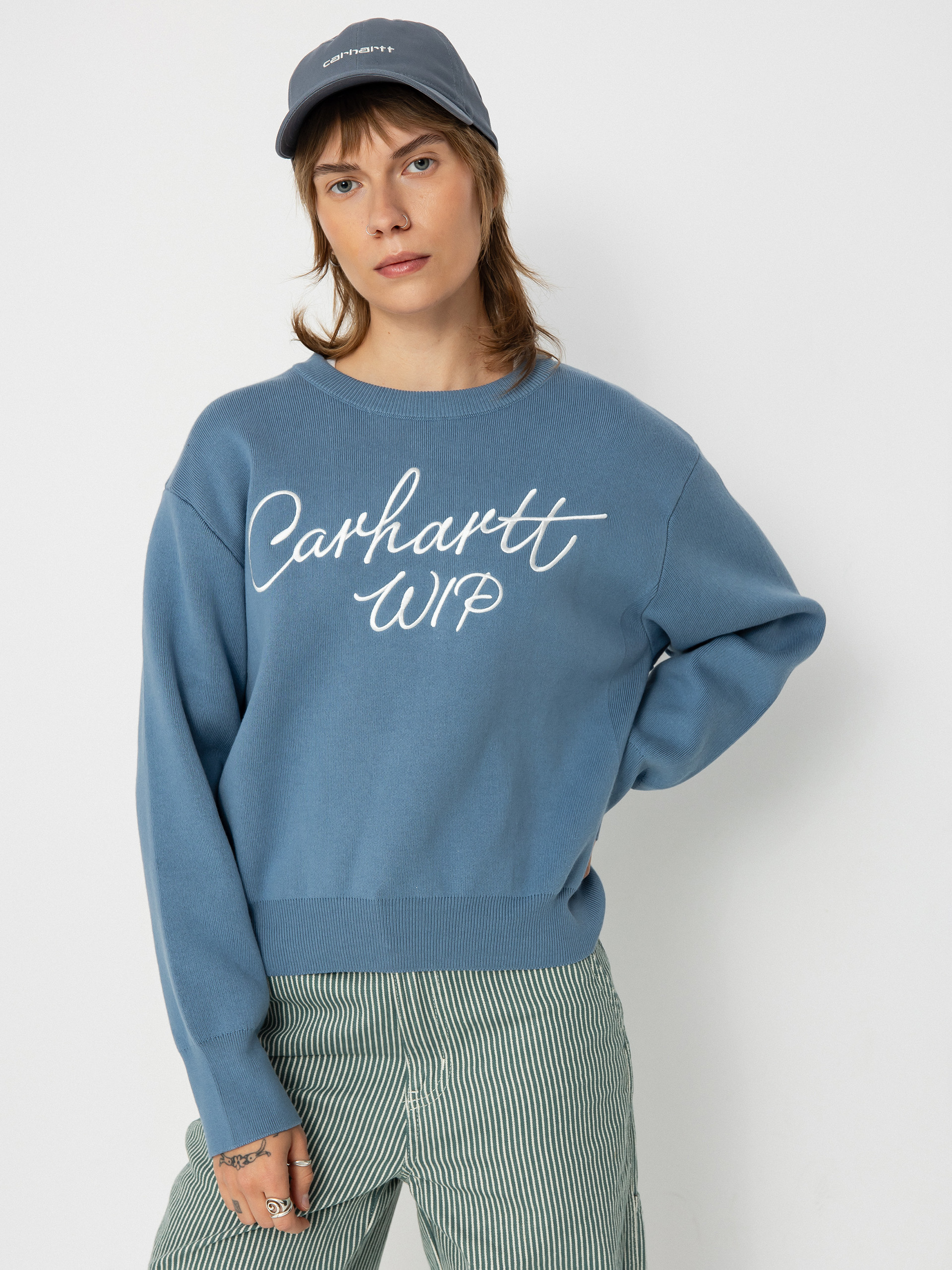 Carhartt WIP Signature Wmn Pulli (dusty ice/wax)