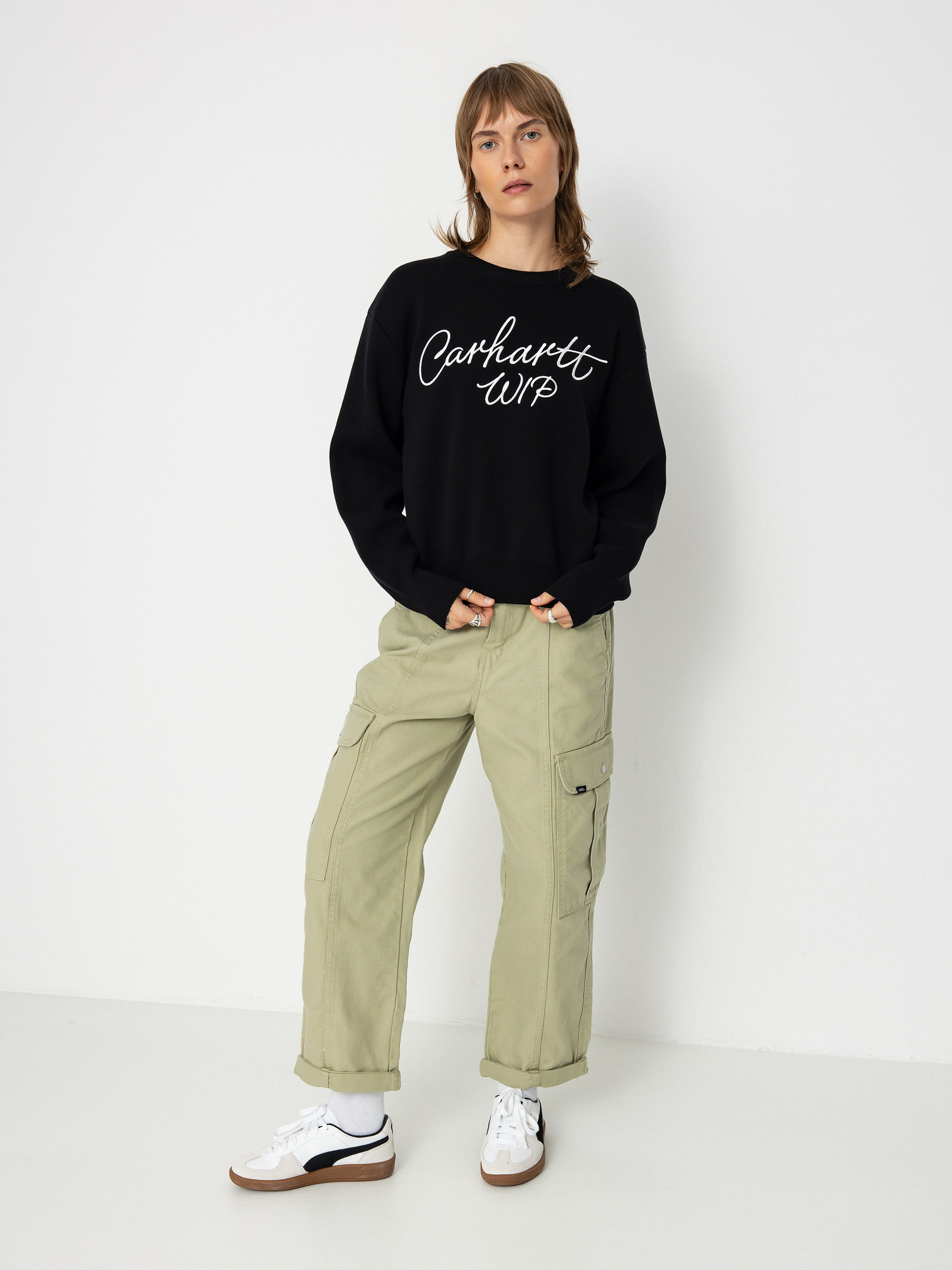 Carhartt WIP Pulli Signature Wmn (black/wax)